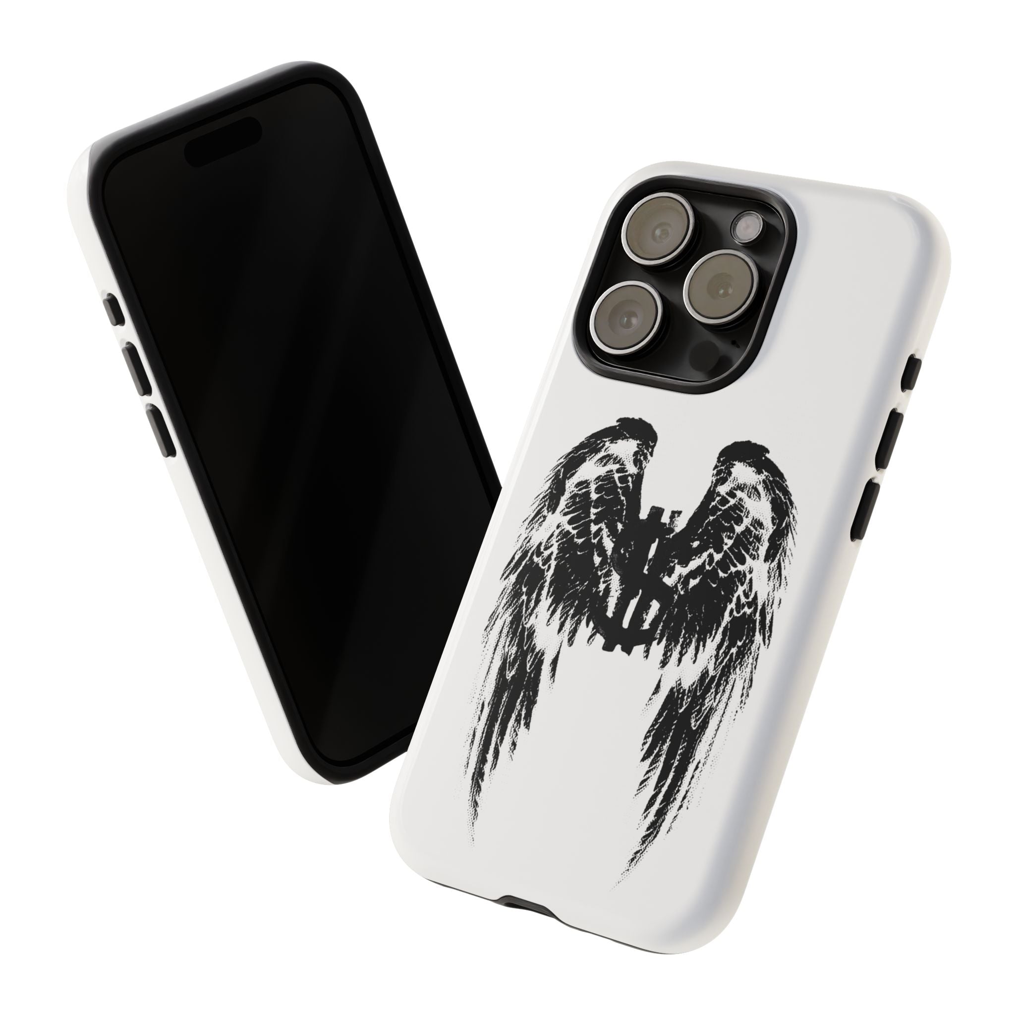 Phone Case — Grunge Angel Wings Tough Case