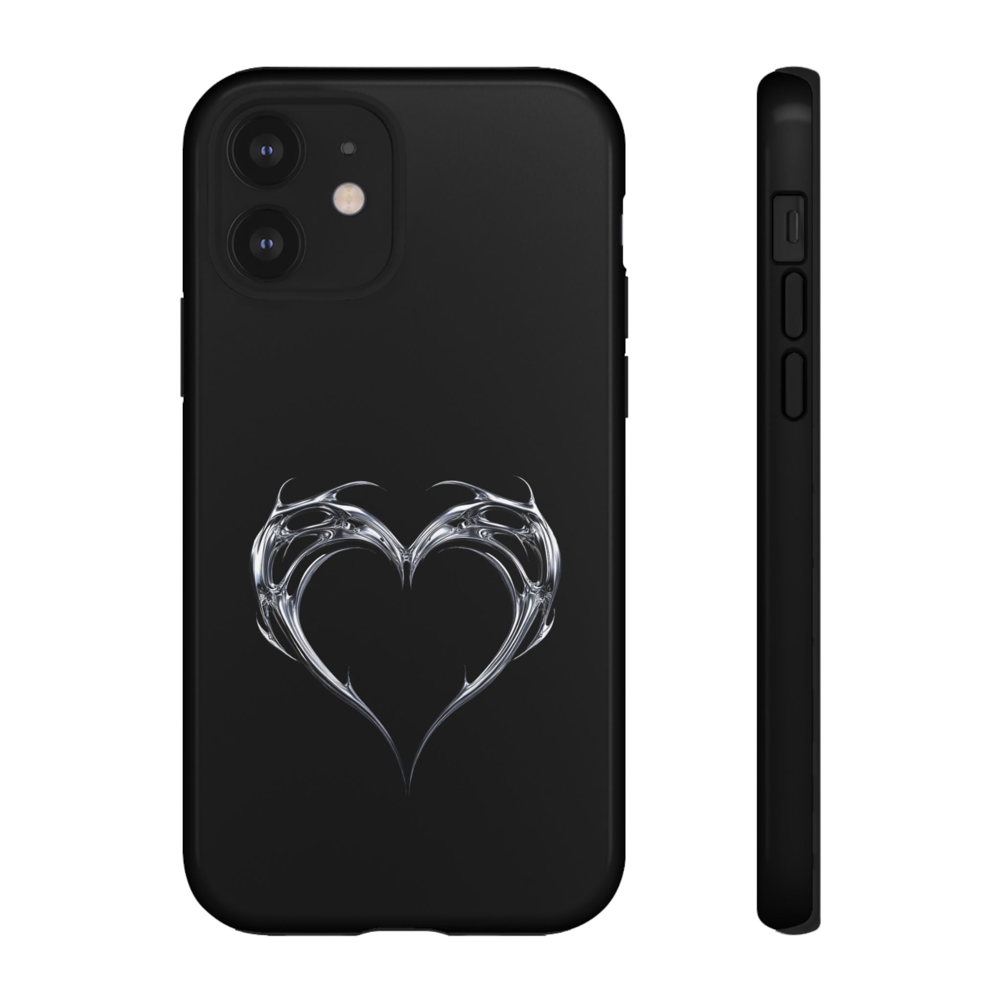 Tough Cases — Black Smoky Heart Phone Case