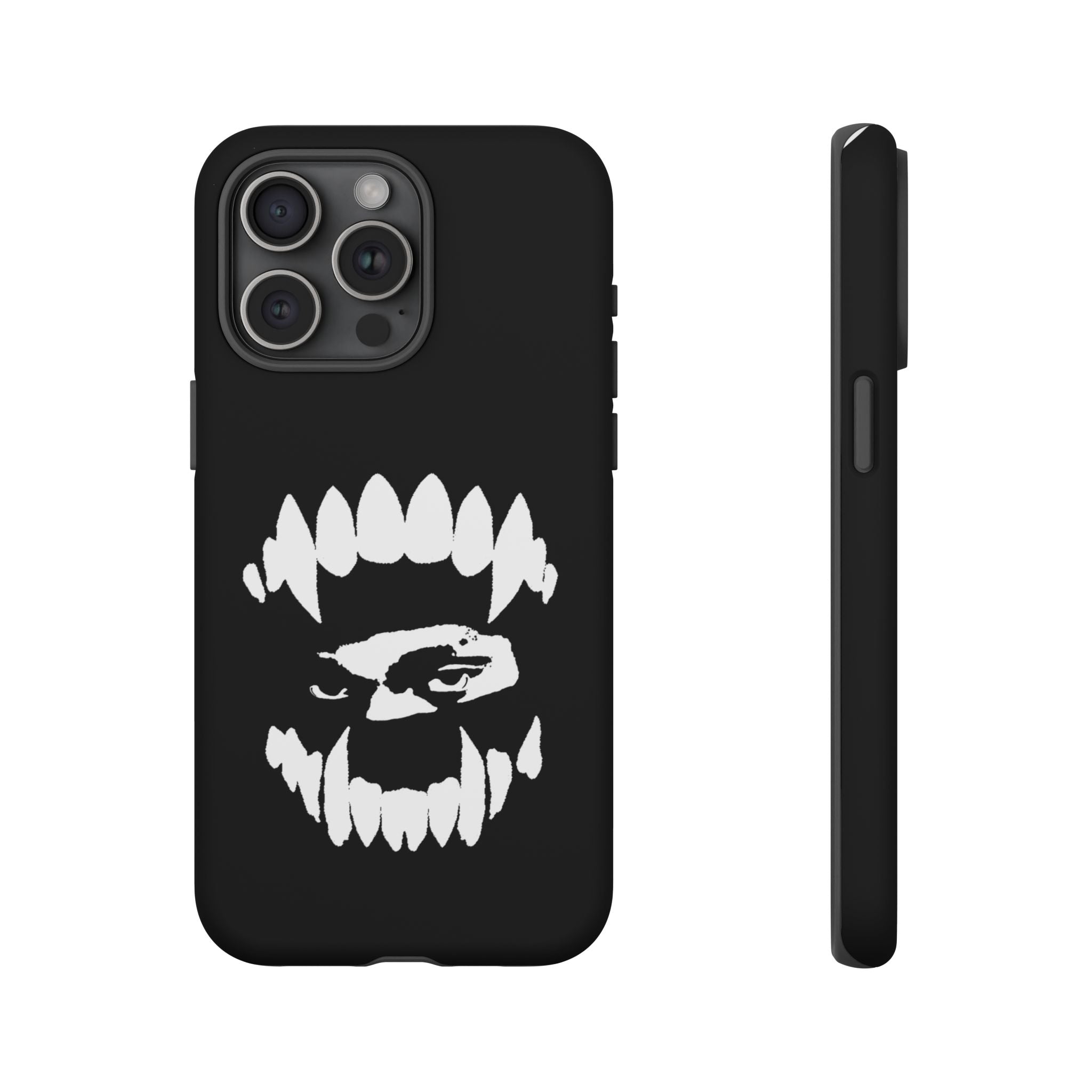 Ripped Skull Phone Case — Black Grunge Monster iPhone Case