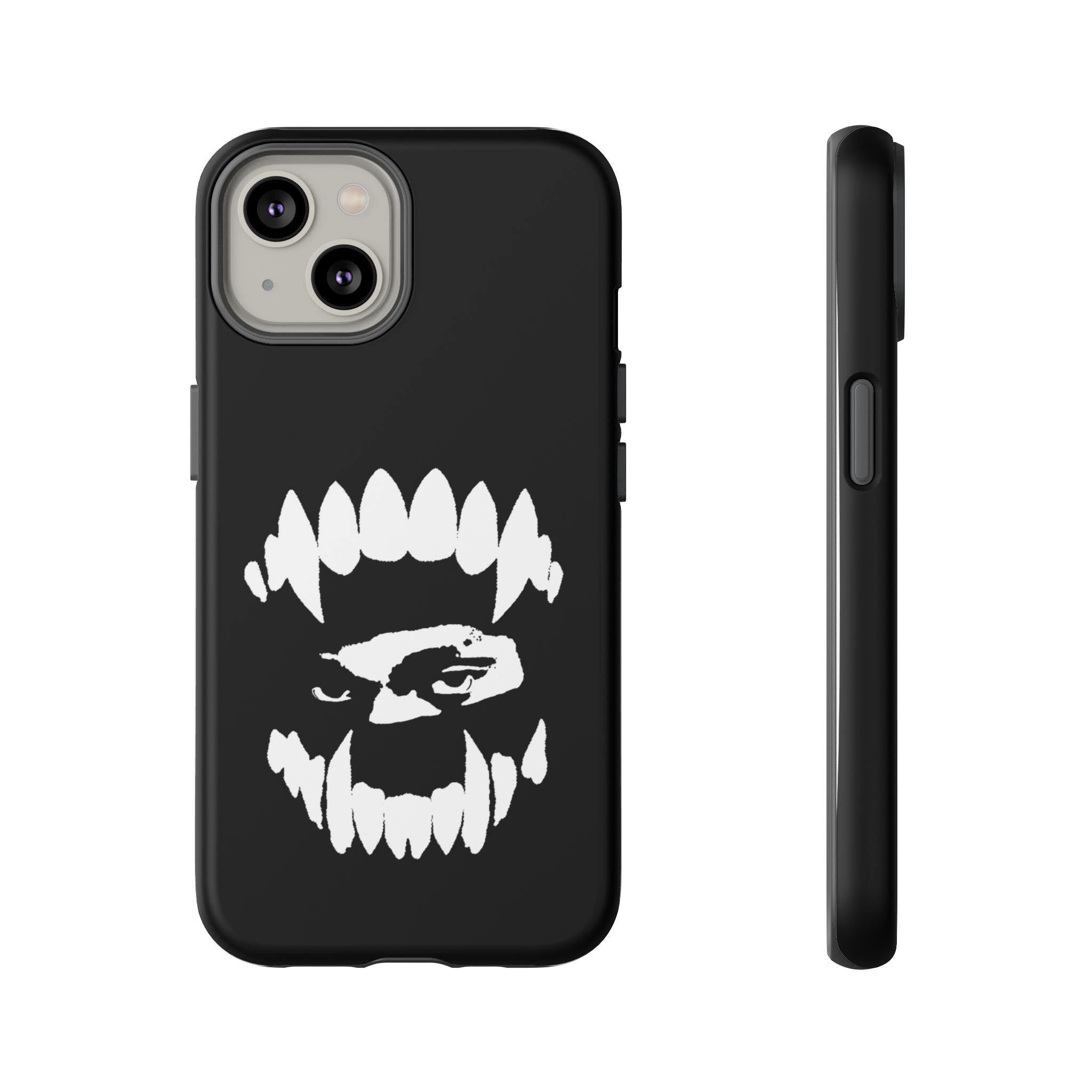 Ripped Skull Phone Case — Black Grunge Monster iPhone Case