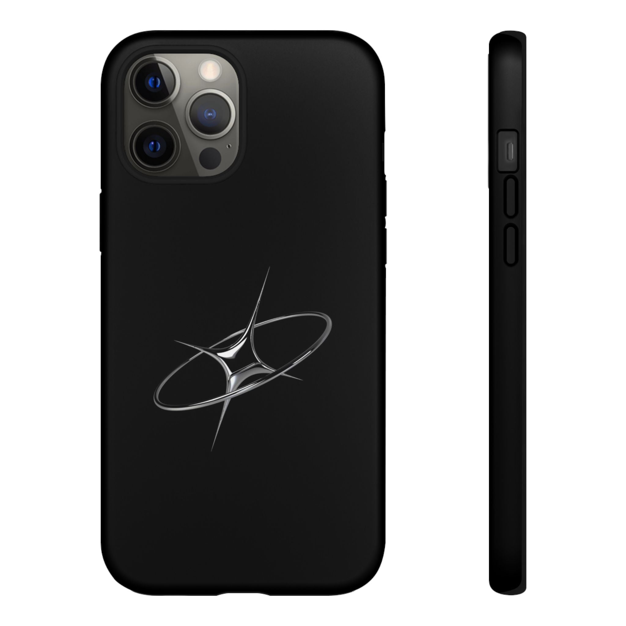 Phone Case — Minimal Silver Starburst Tough Case