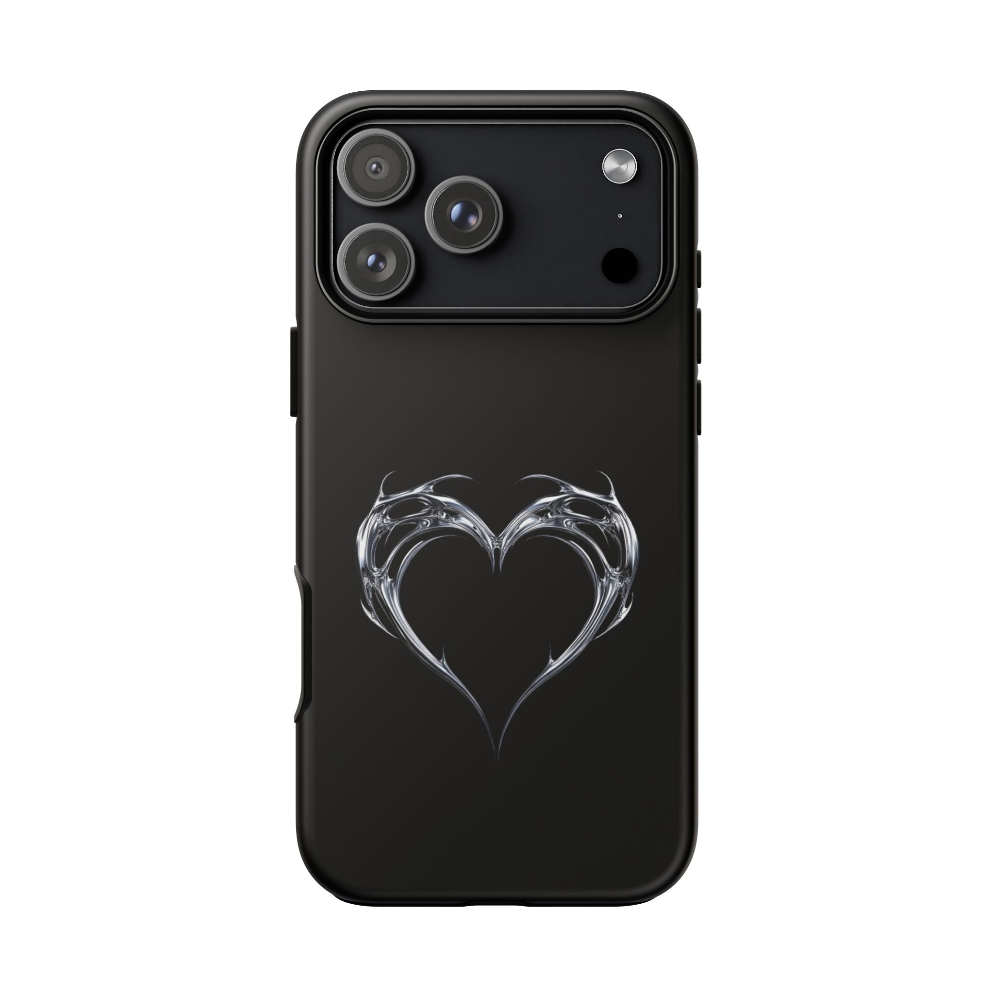 Tough Cases — Black Smoky Heart Phone Case