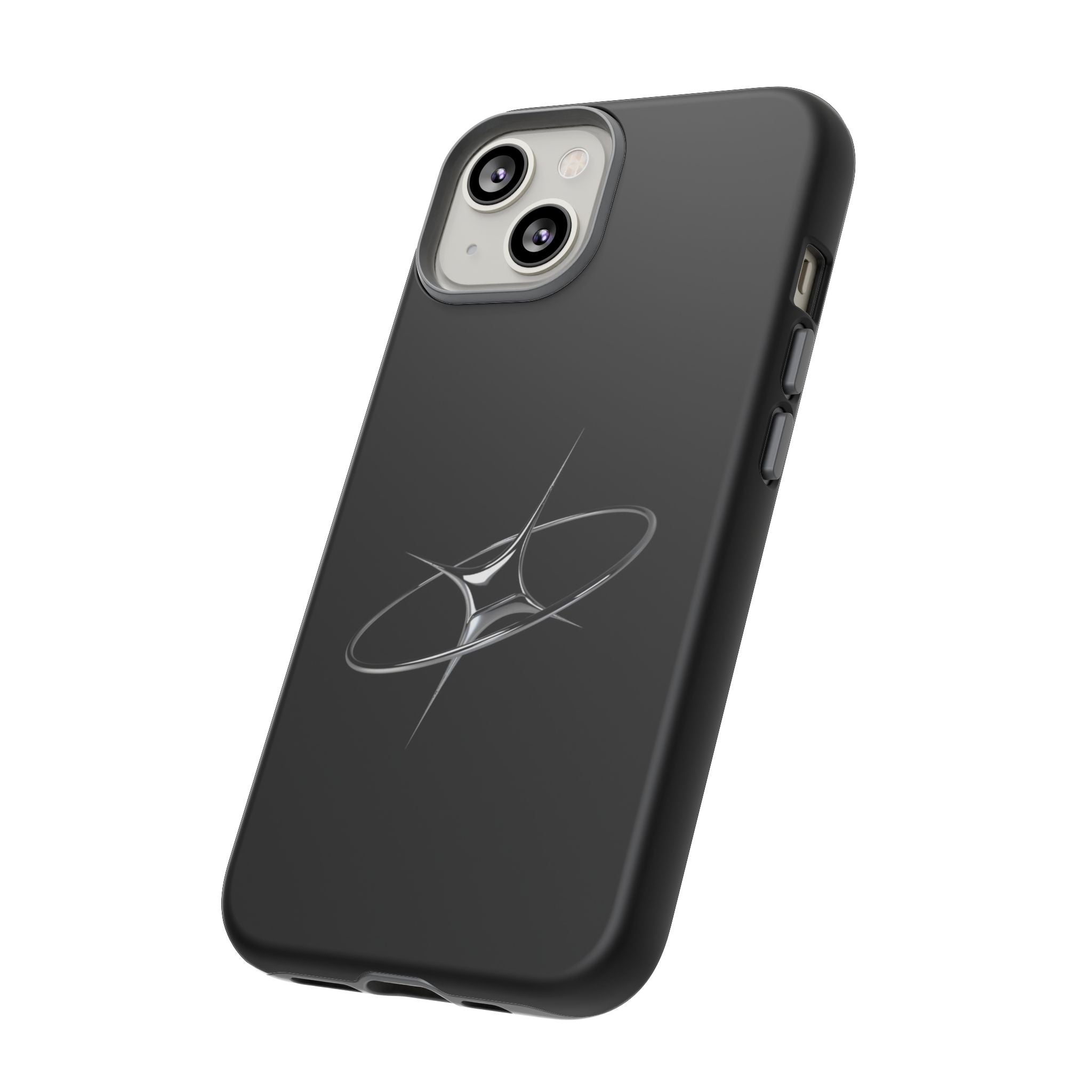 Phone Case — Minimal Silver Starburst Tough Case