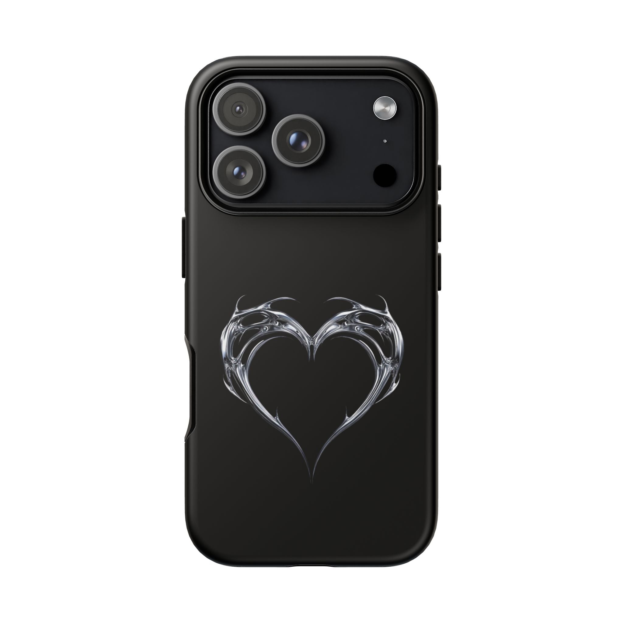 Tough Cases — Black Smoky Heart Phone Case