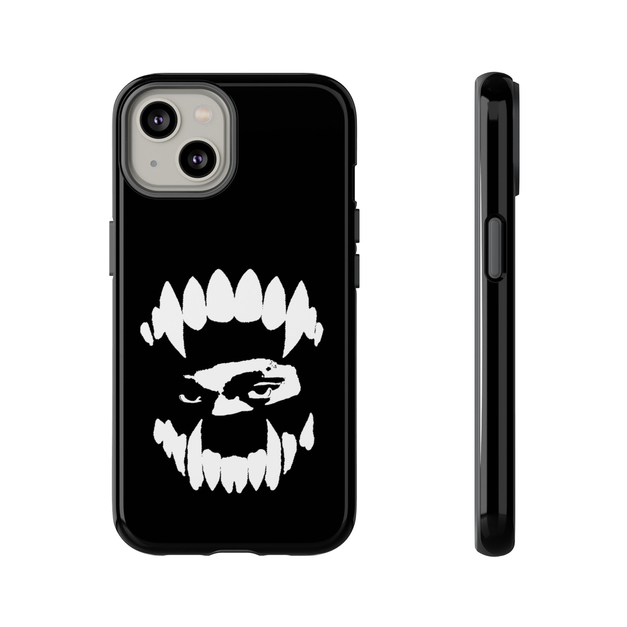 Ripped Skull Phone Case — Black Grunge Monster iPhone Case