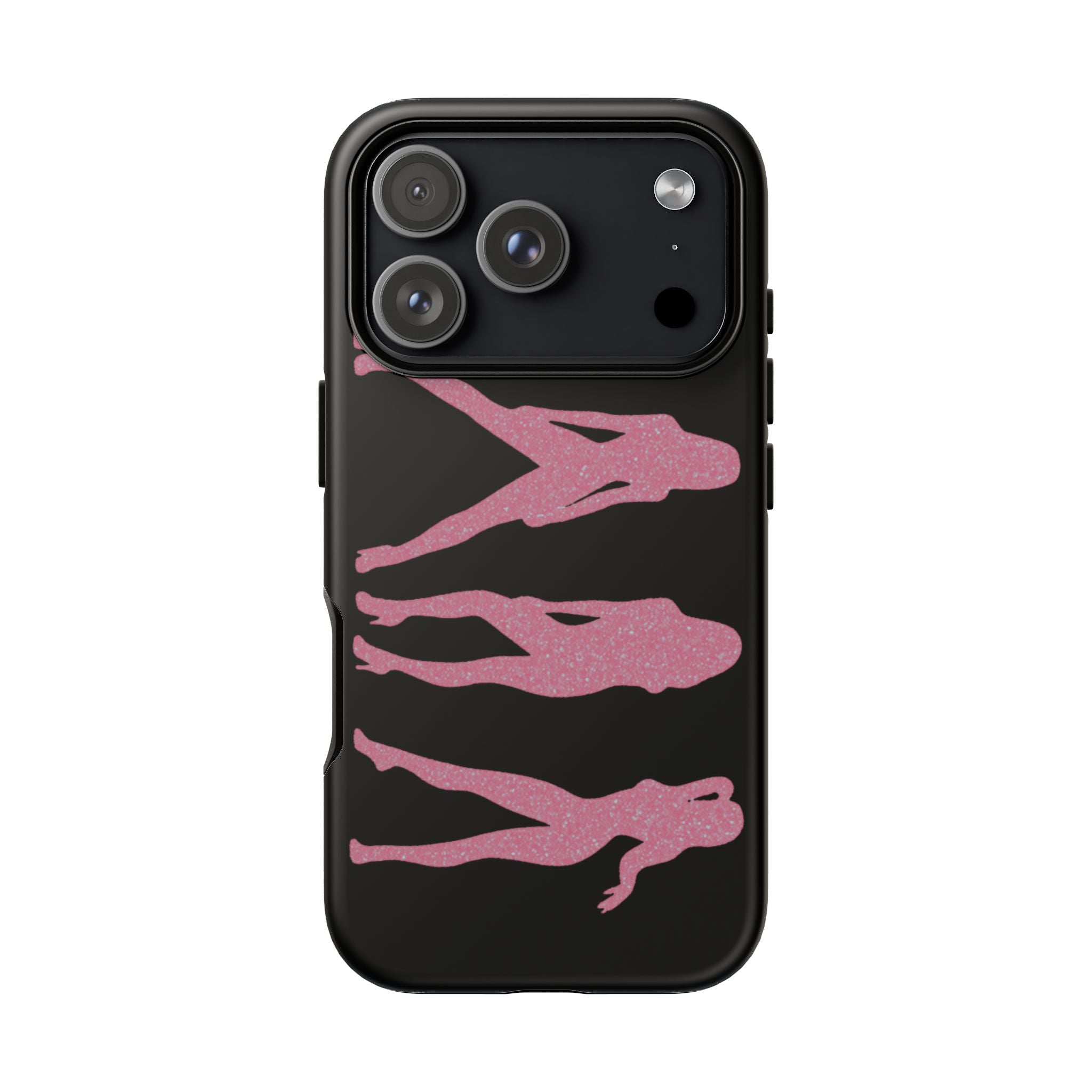 Pink Silhouette Girls Phone Case – Tough Cases Protective iPhone Cover