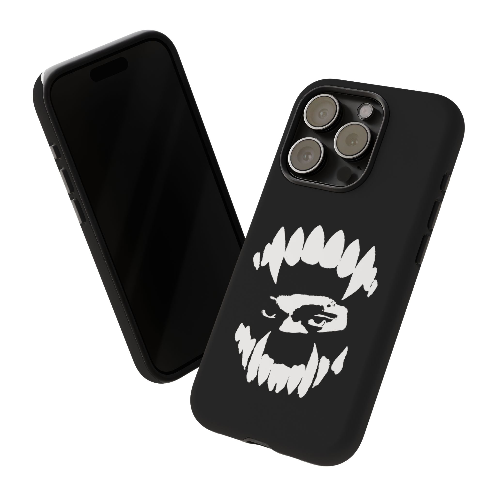 Ripped Skull Phone Case — Black Grunge Monster iPhone Case