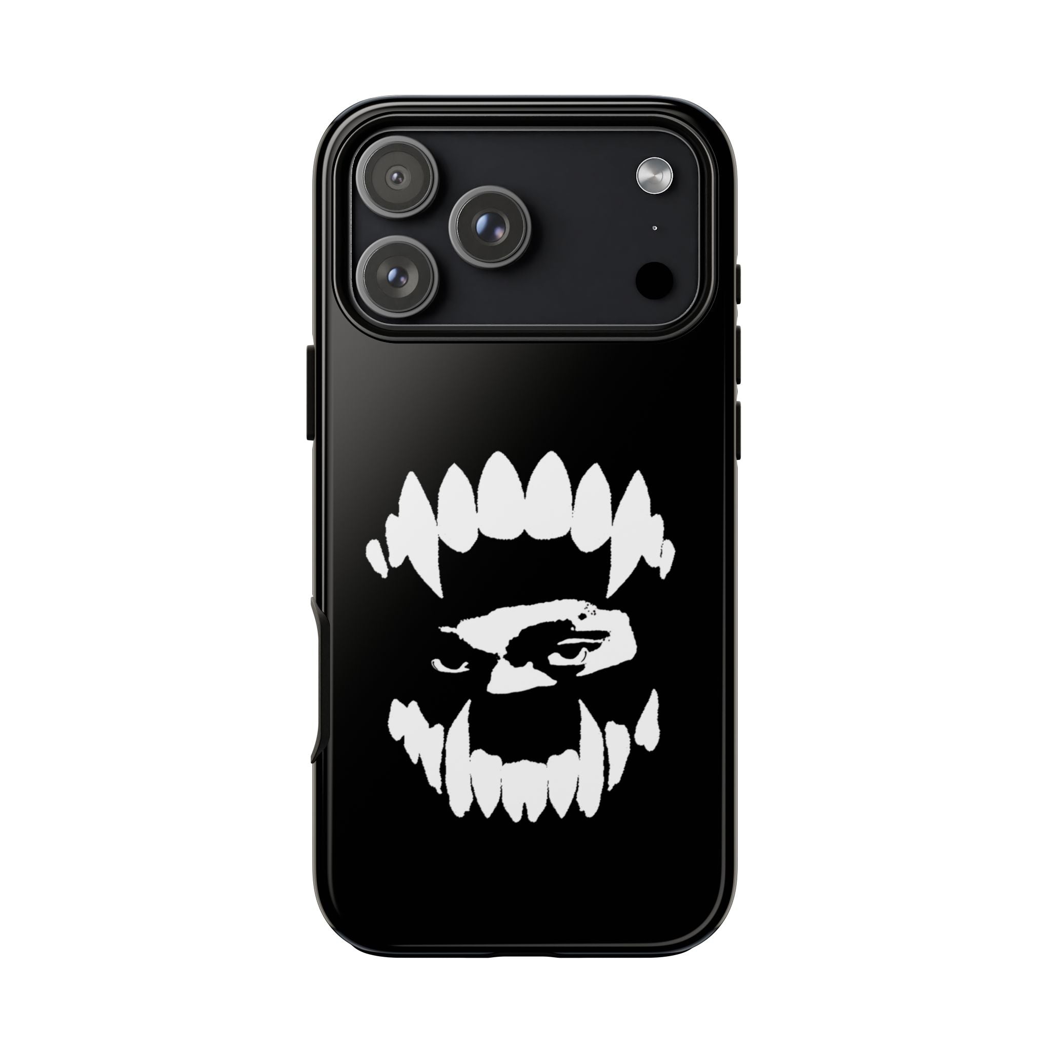 Ripped Skull Phone Case — Black Grunge Monster iPhone Case