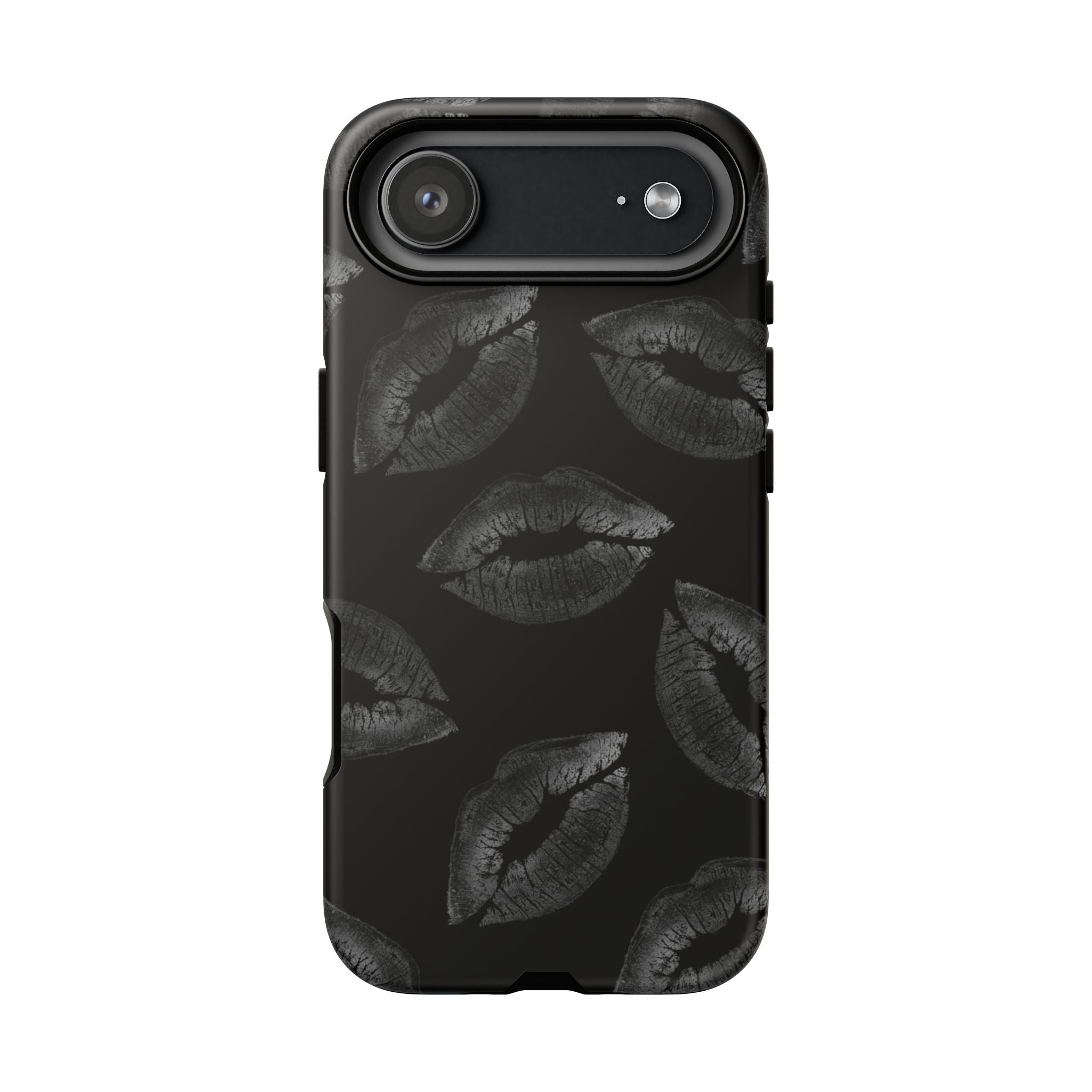 Black Kiss Pattern Tough Phone Case