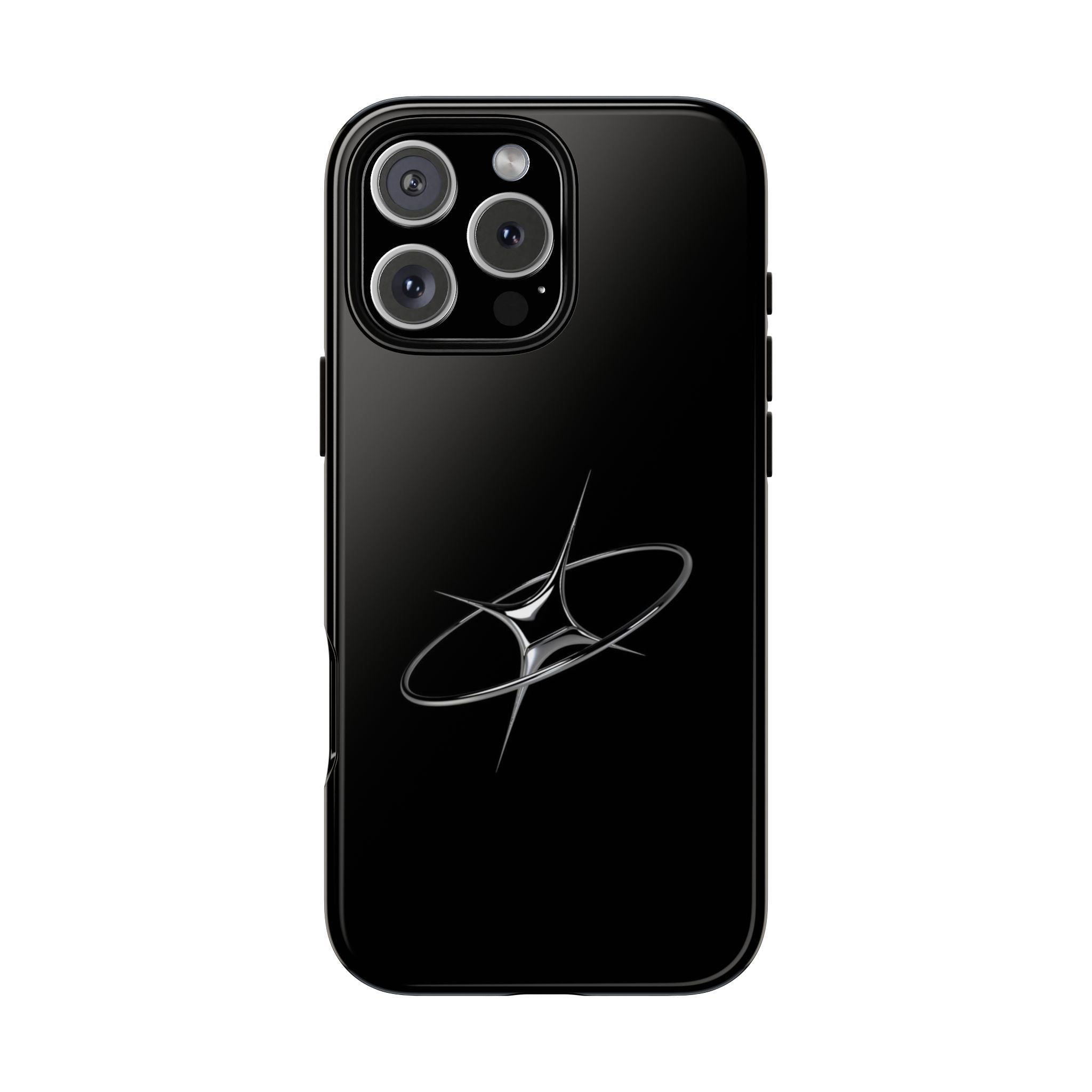 Phone Case — Minimal Silver Starburst Tough Case