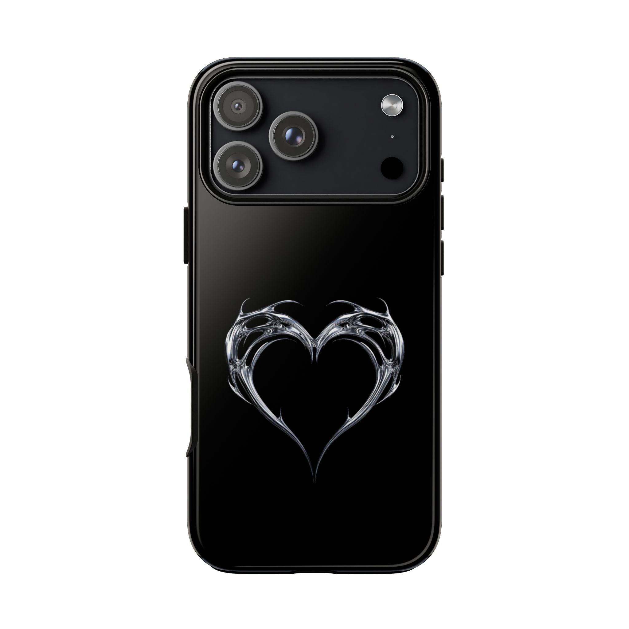 Tough Cases — Black Smoky Heart Phone Case