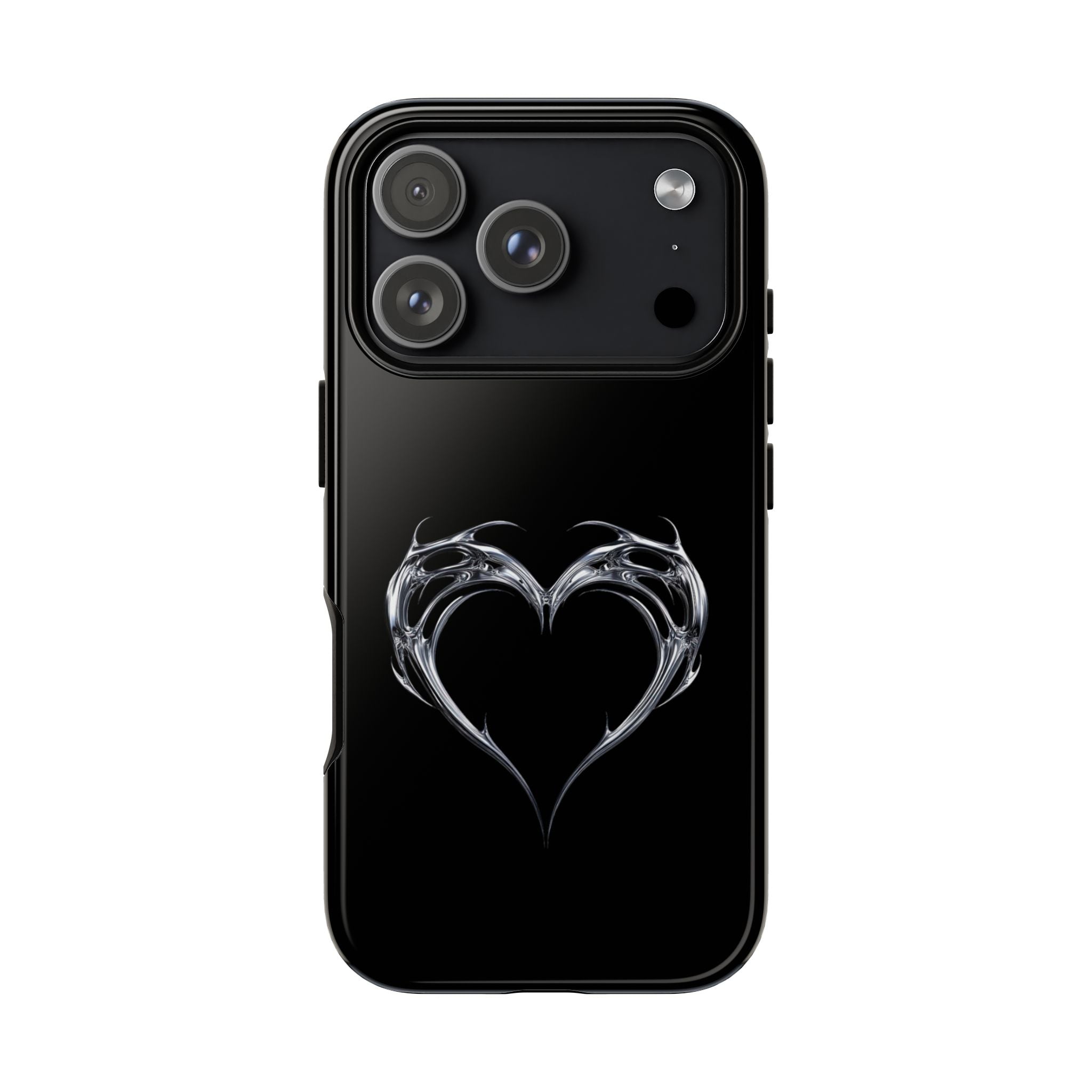 Tough Cases — Black Smoky Heart Phone Case
