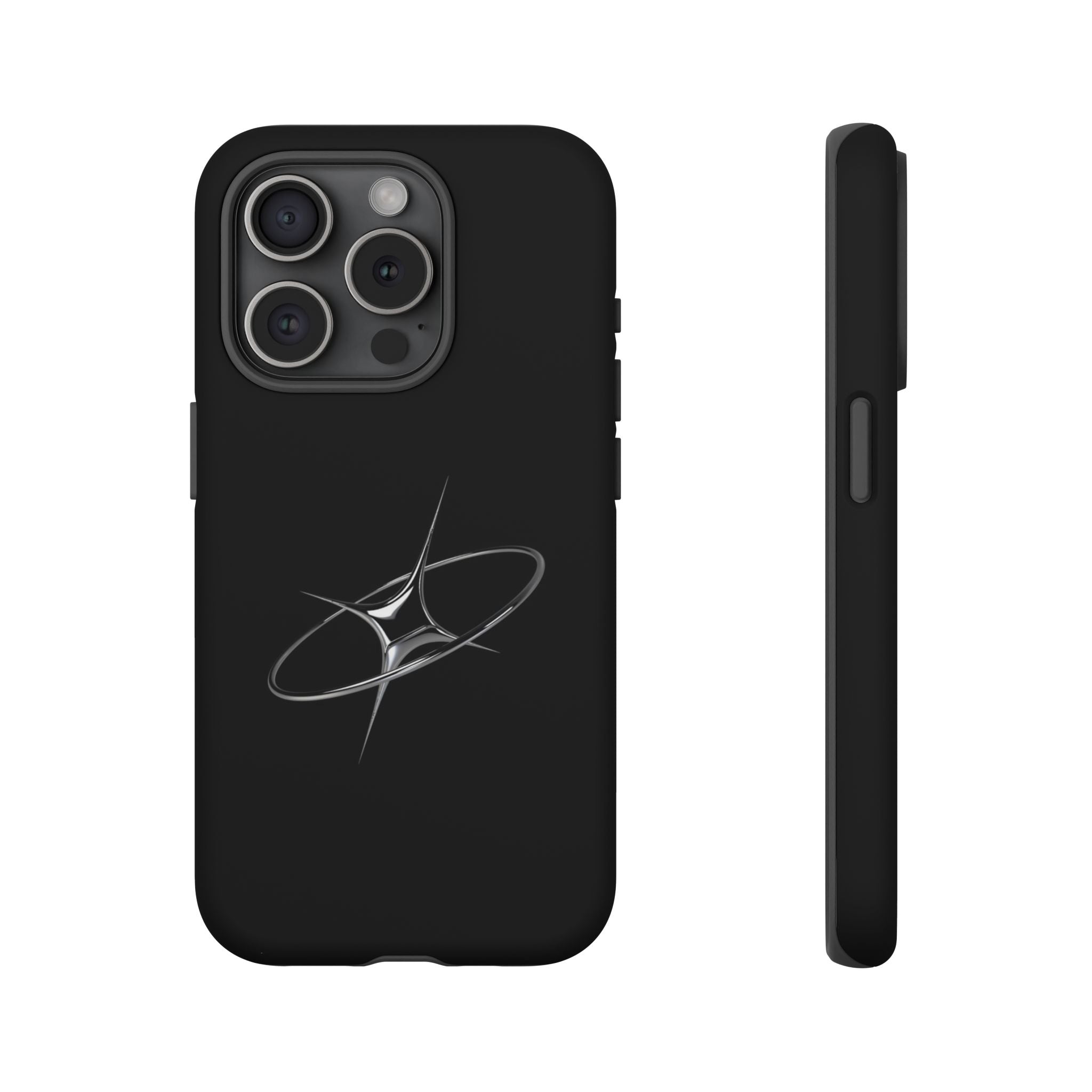 Phone Case — Minimal Silver Starburst Tough Case