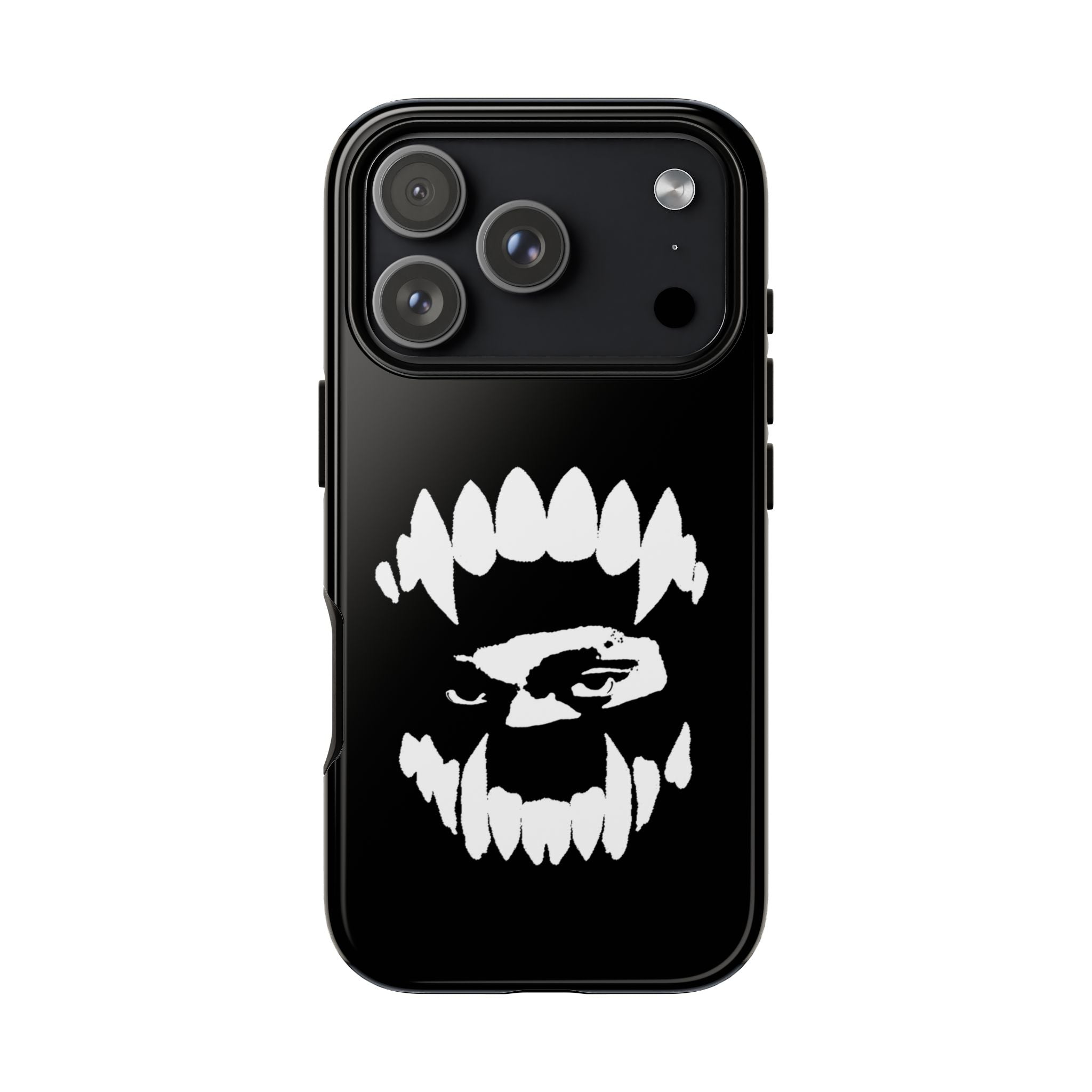 Ripped Skull Phone Case — Black Grunge Monster iPhone Case
