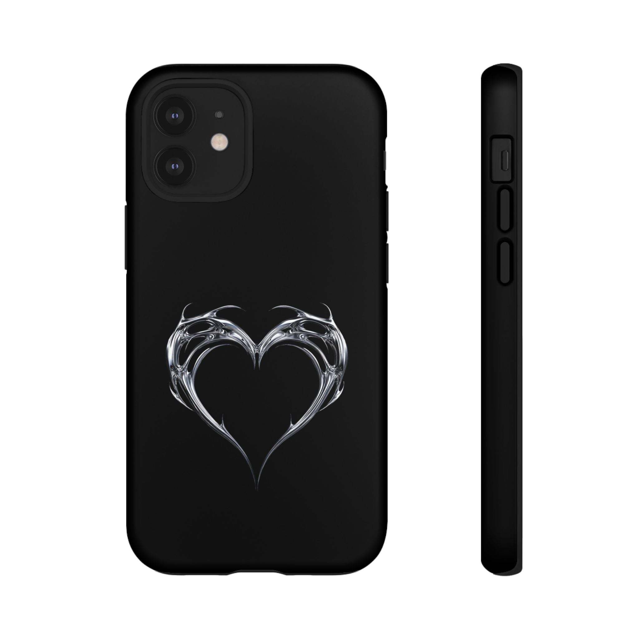 Tough Cases — Black Smoky Heart Phone Case