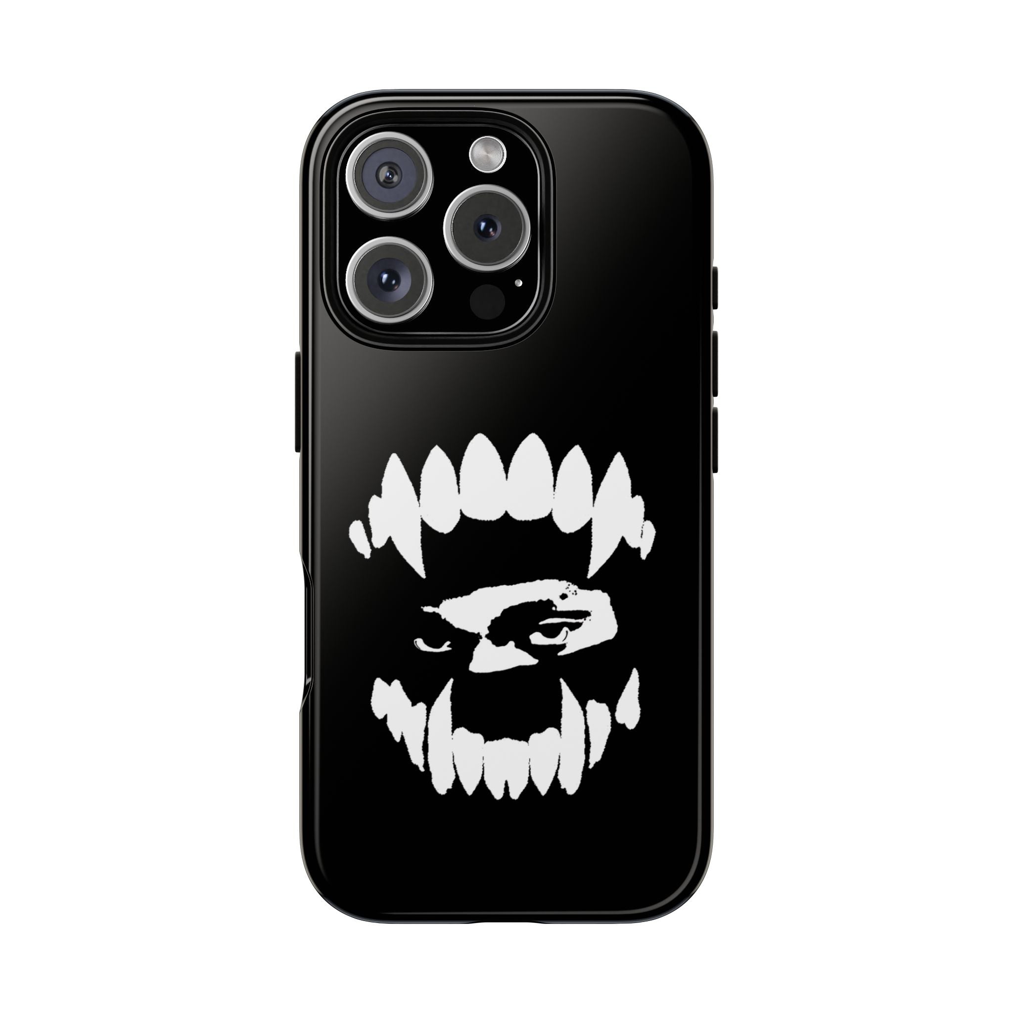 Ripped Skull Phone Case — Black Grunge Monster iPhone Case