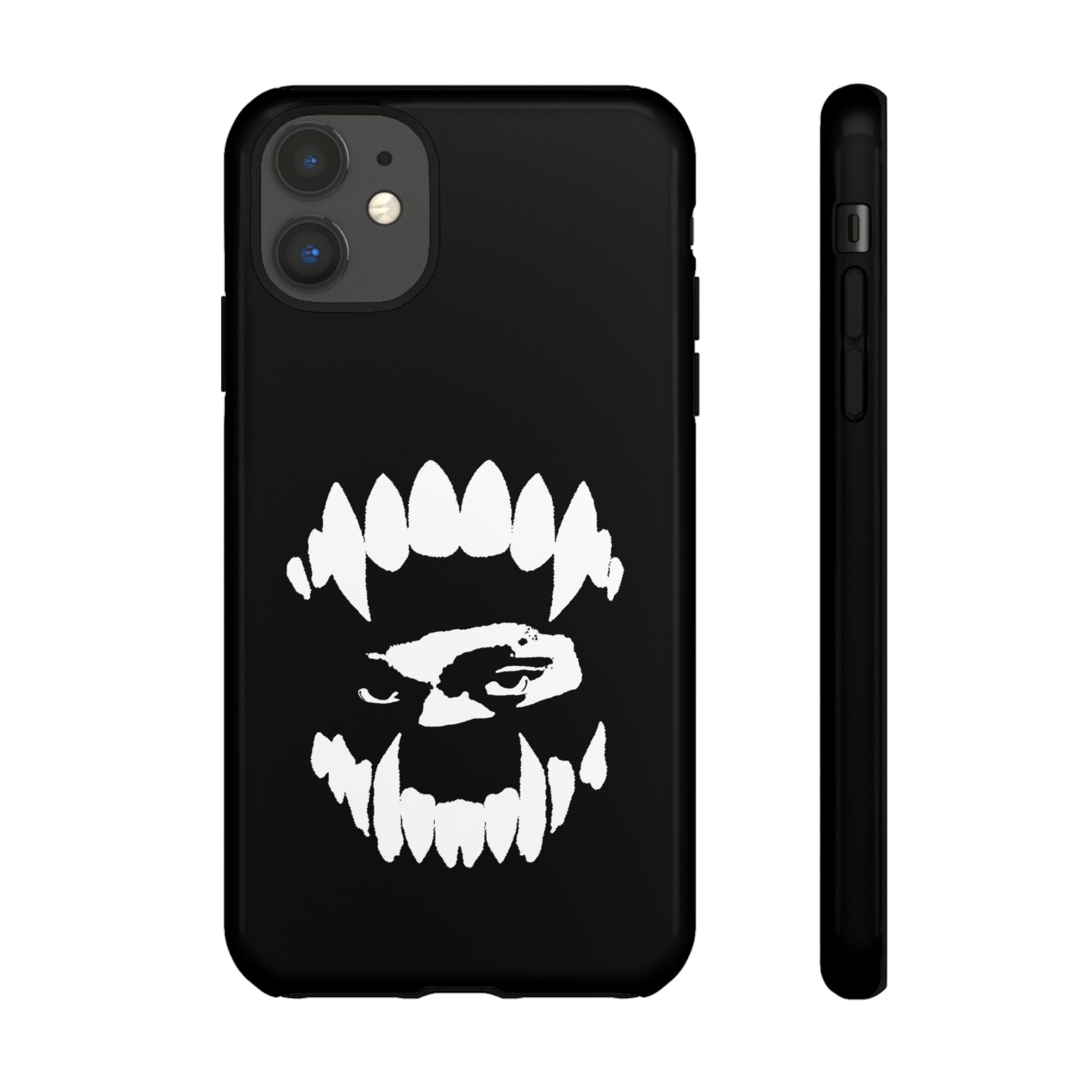 Ripped Skull Phone Case — Black Grunge Monster iPhone Case