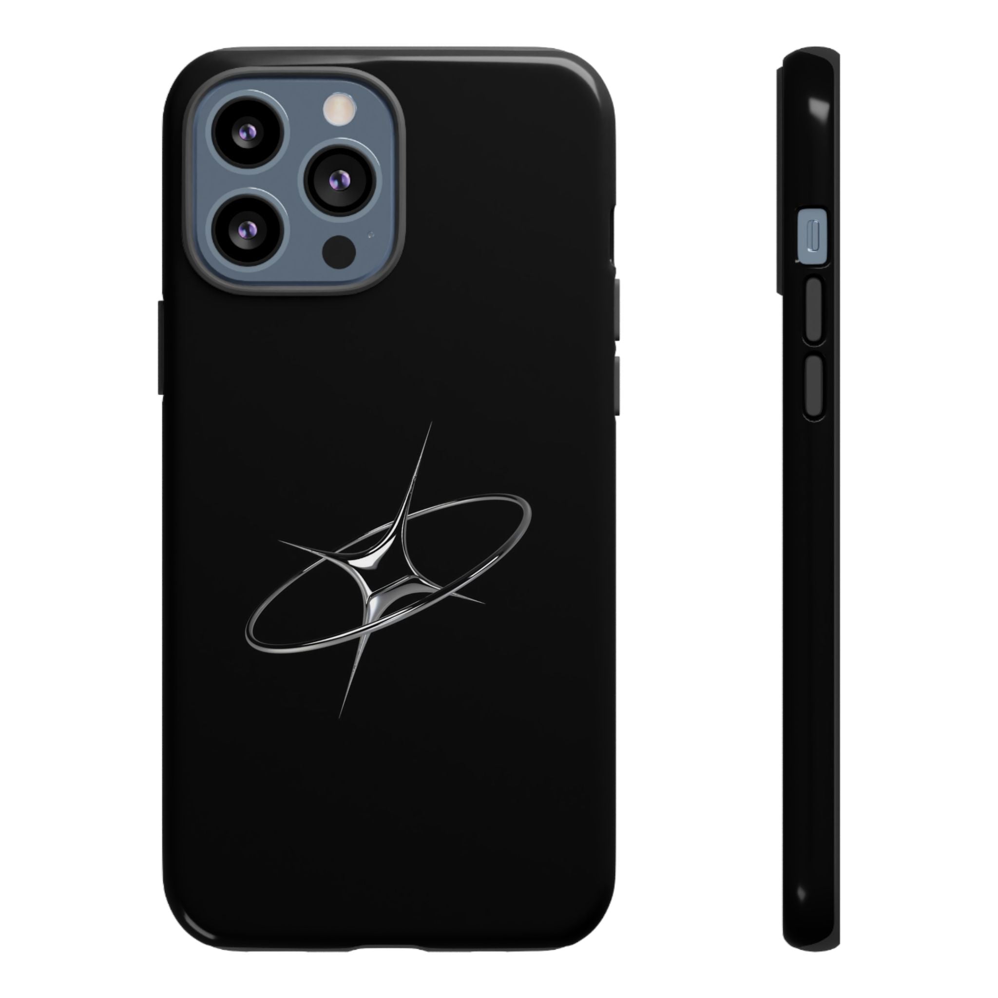 Phone Case — Minimal Silver Starburst Tough Case