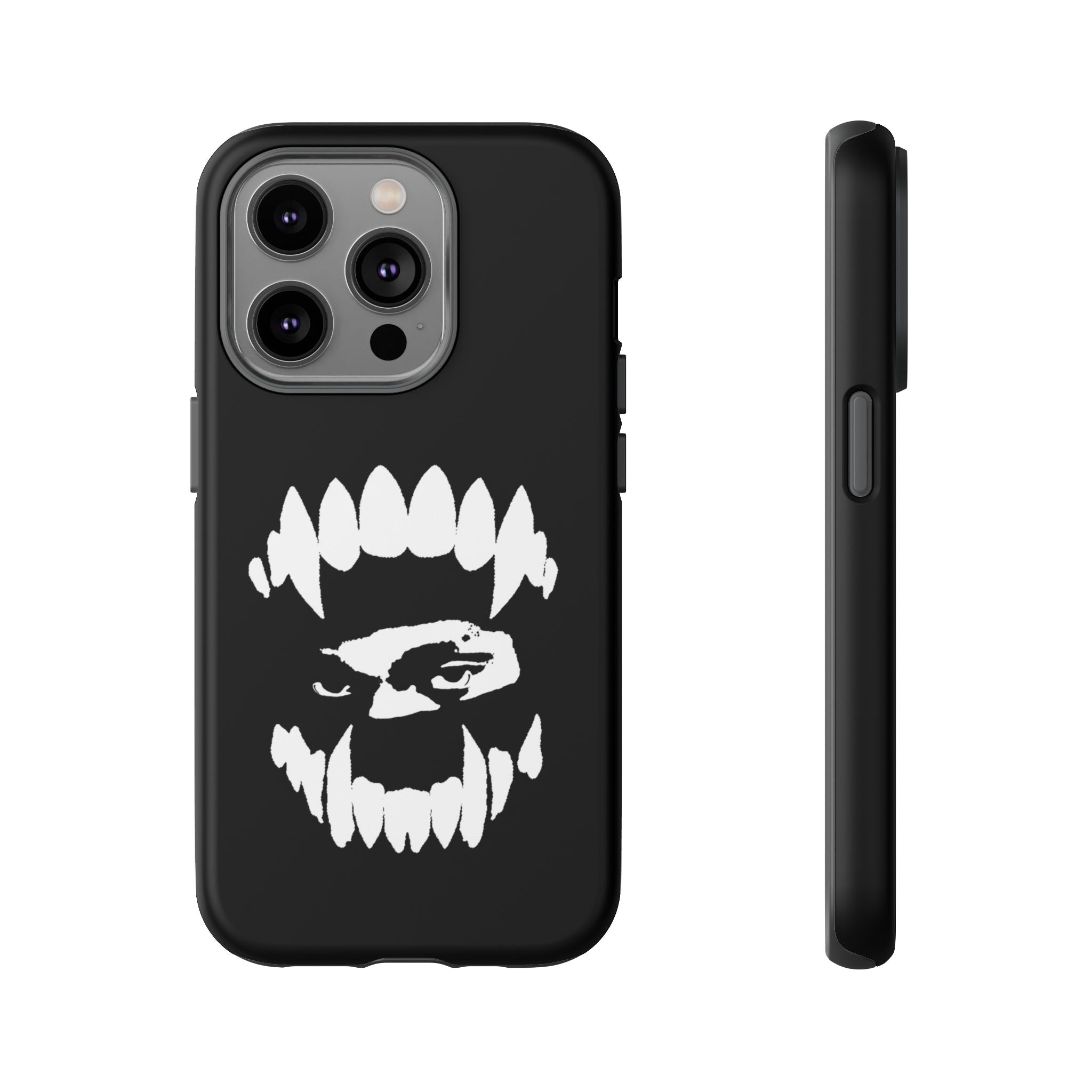 Ripped Skull Phone Case — Black Grunge Monster iPhone Case