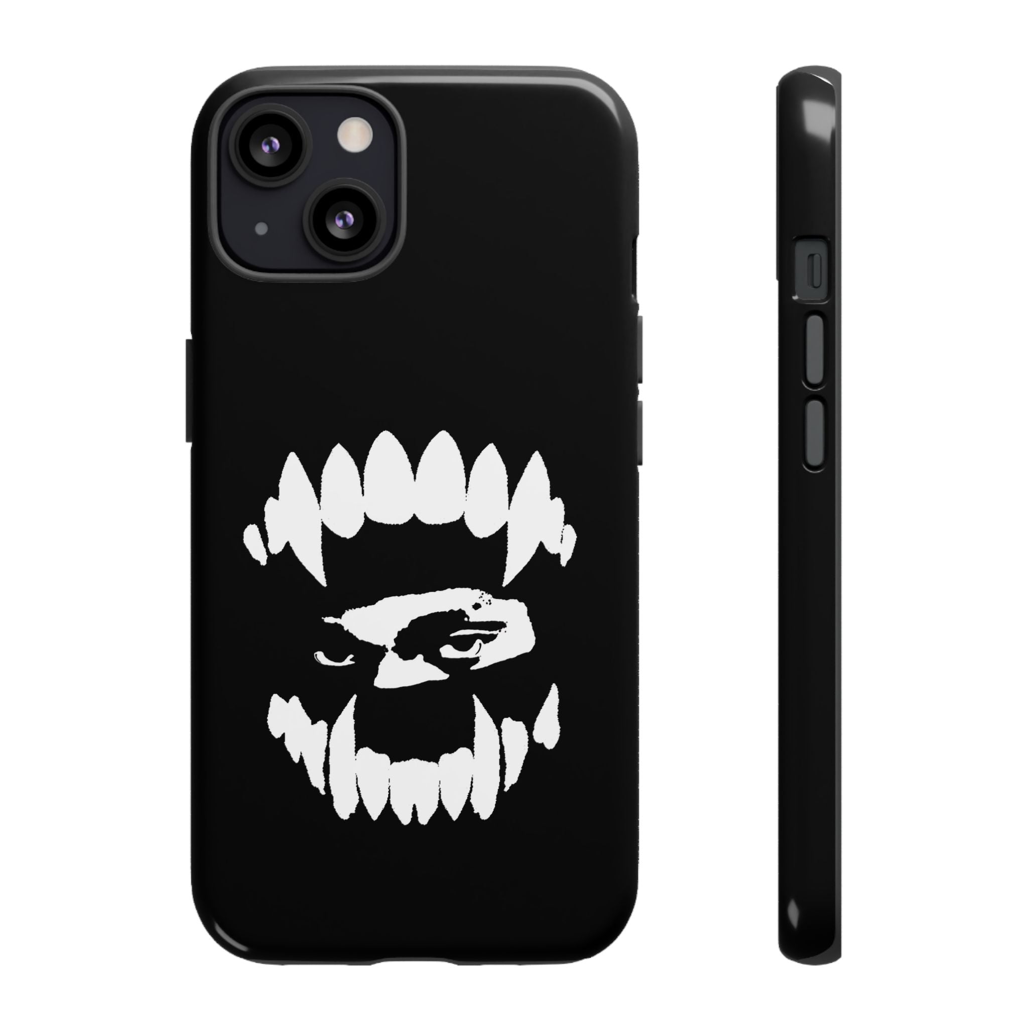 Ripped Skull Phone Case — Black Grunge Monster iPhone Case