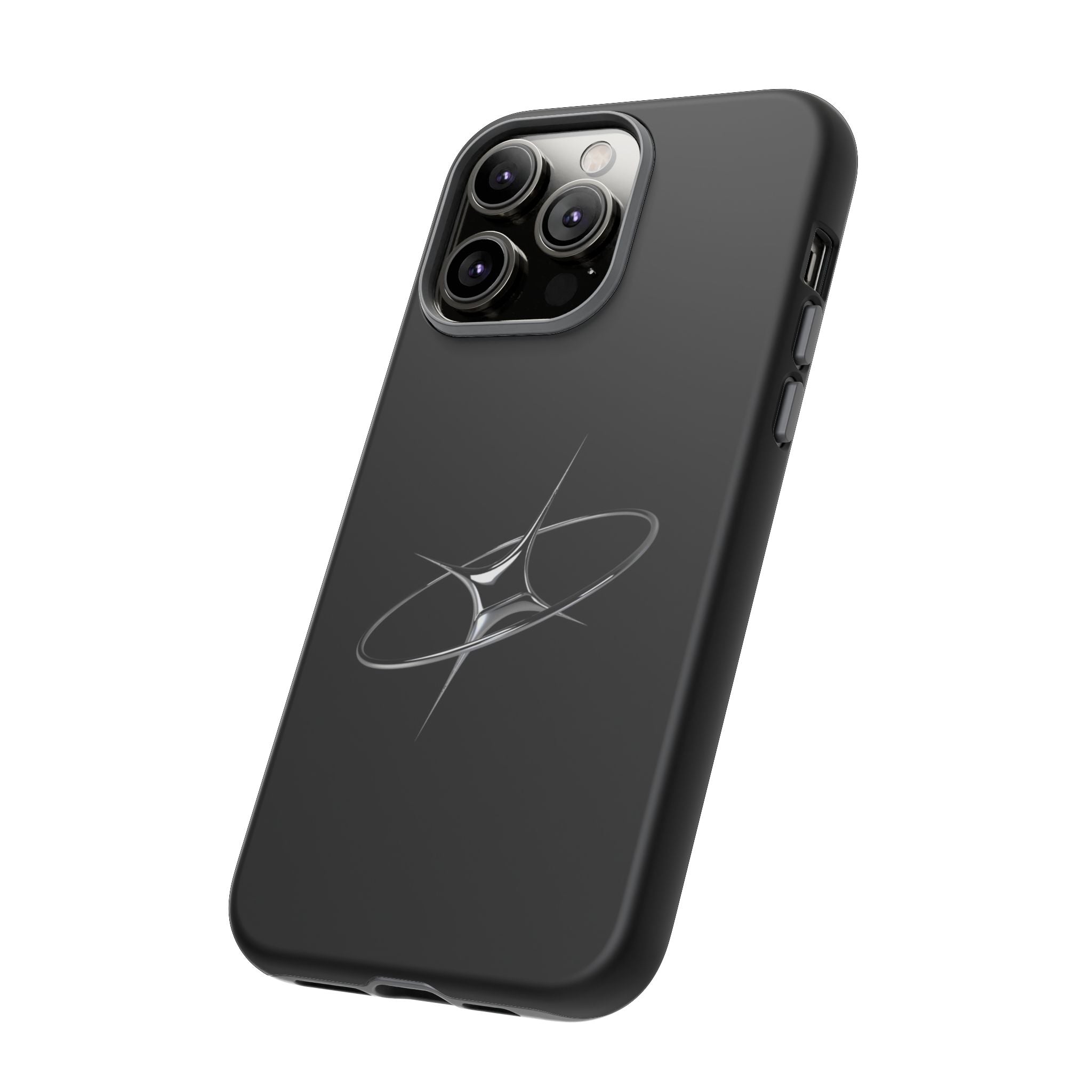 Phone Case — Minimal Silver Starburst Tough Case