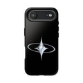 Galaxy Starphone Tough Case — Minimal Silver Star Orbit Phone Case