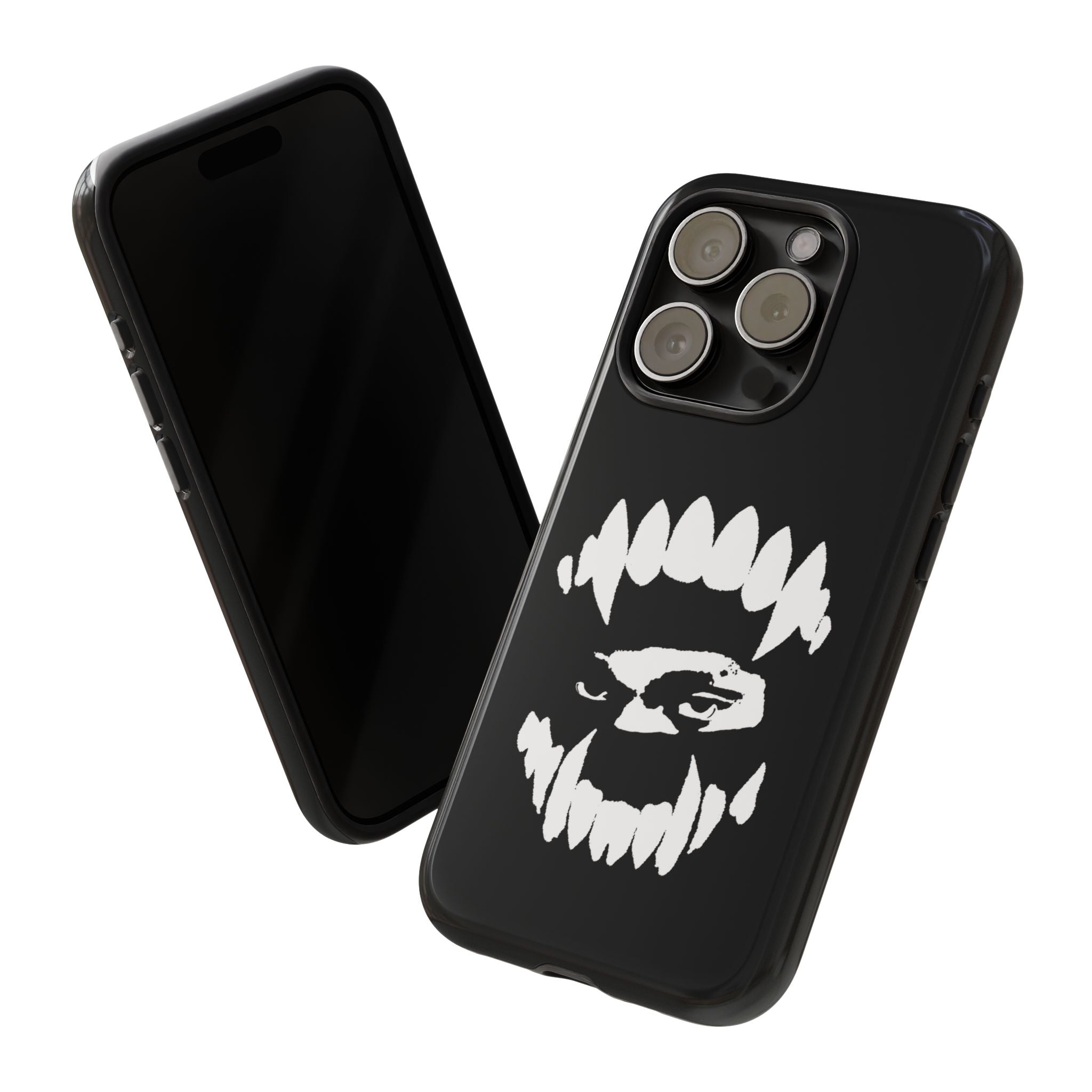 Ripped Skull Phone Case — Black Grunge Monster iPhone Case