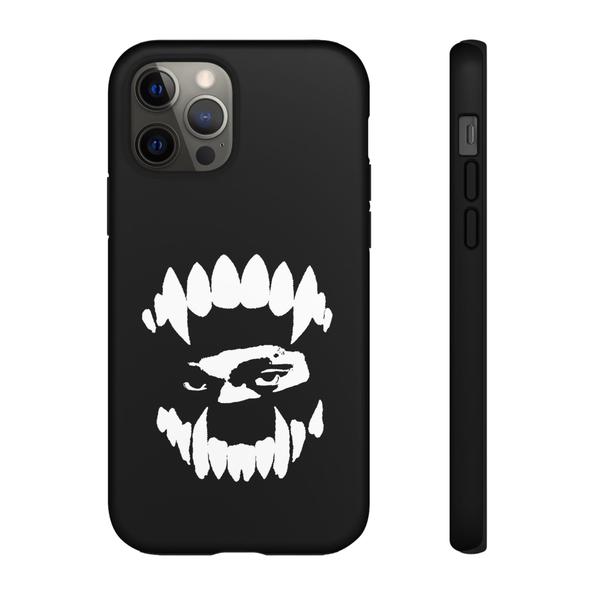Ripped Skull Phone Case — Black Grunge Monster iPhone Case