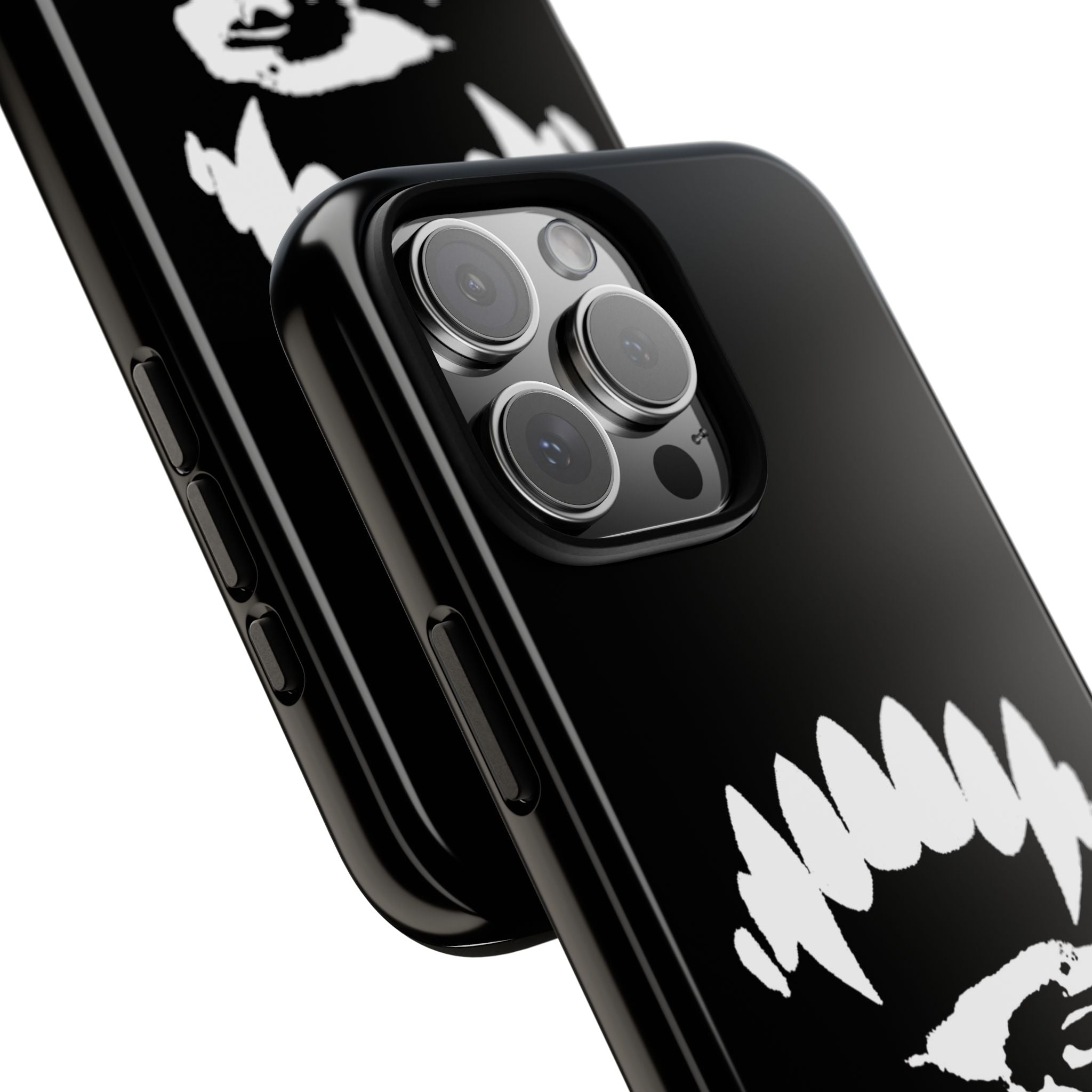 Ripped Skull Phone Case — Black Grunge Monster iPhone Case