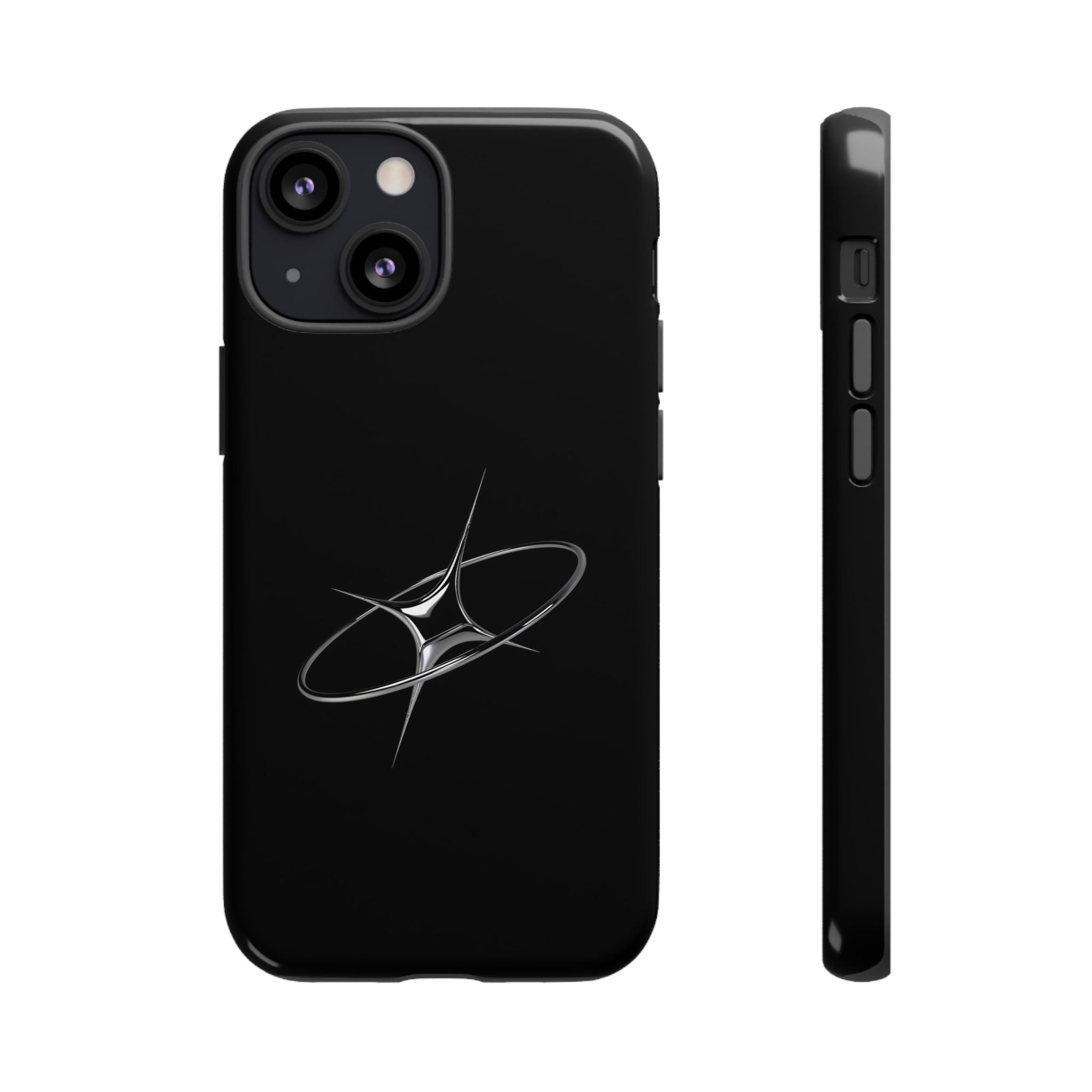 Phone Case — Minimal Silver Starburst Tough Case