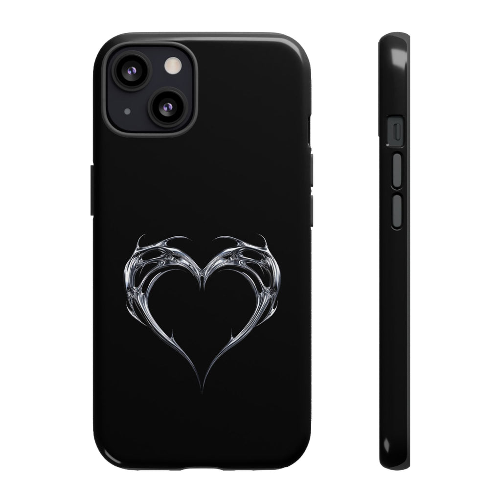 Tough Cases — Black Smoky Heart Phone Case