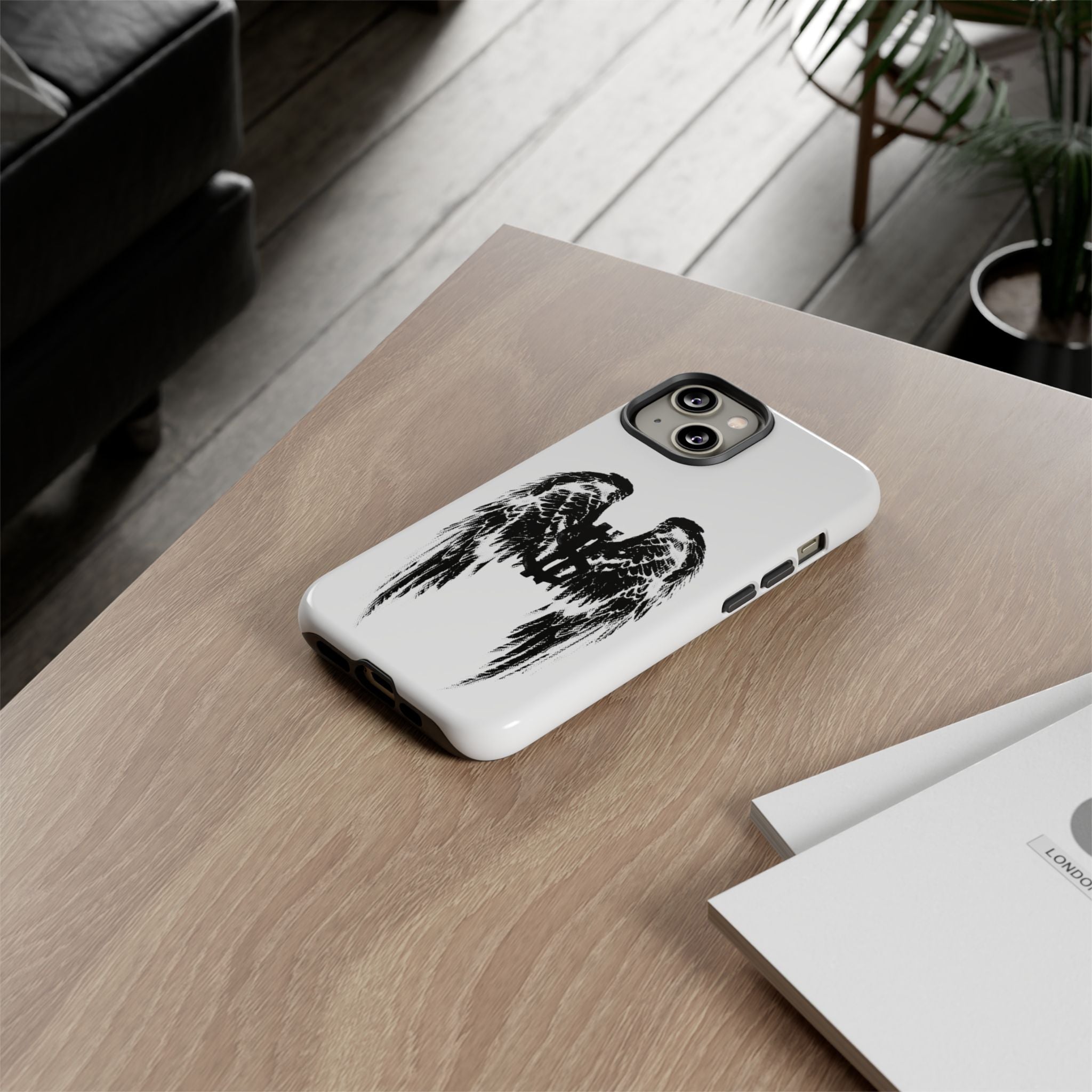 Phone Case — Grunge Angel Wings Tough Case