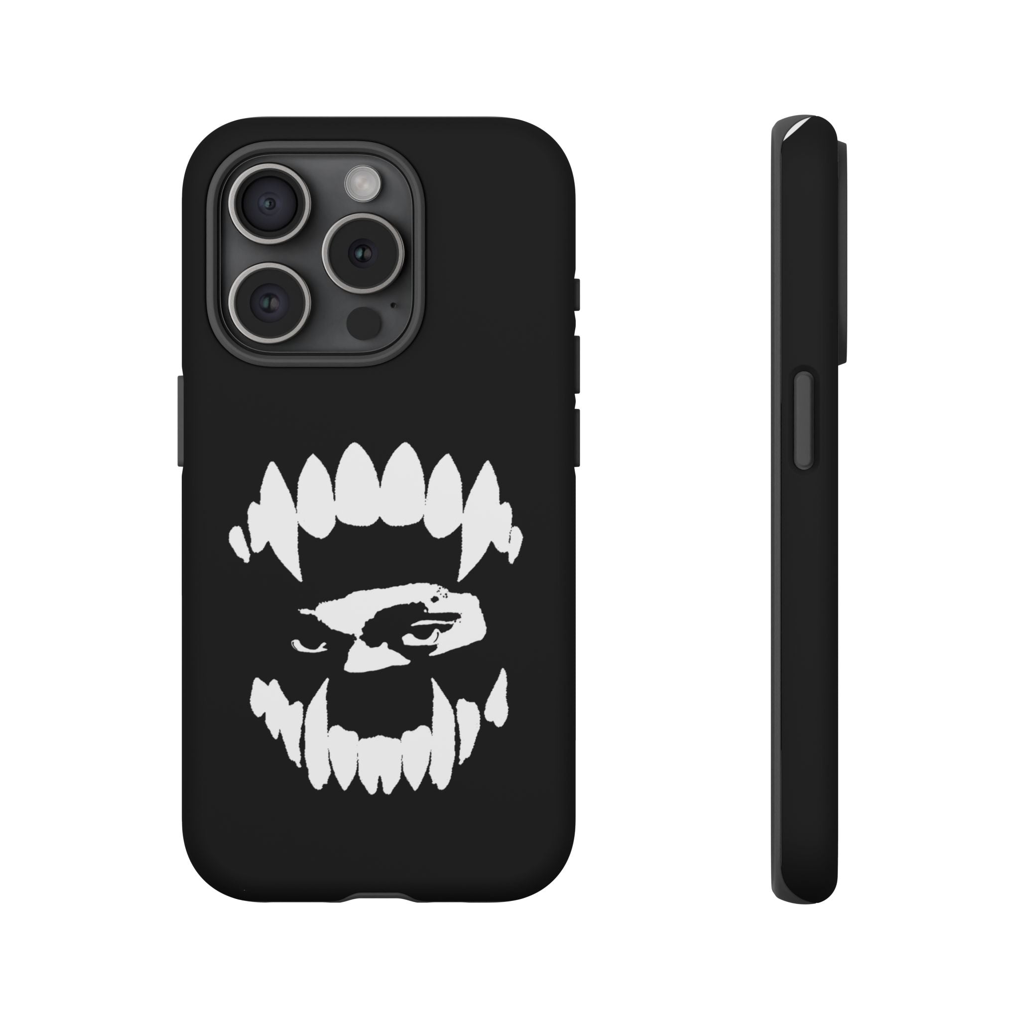 Ripped Skull Phone Case — Black Grunge Monster iPhone Case