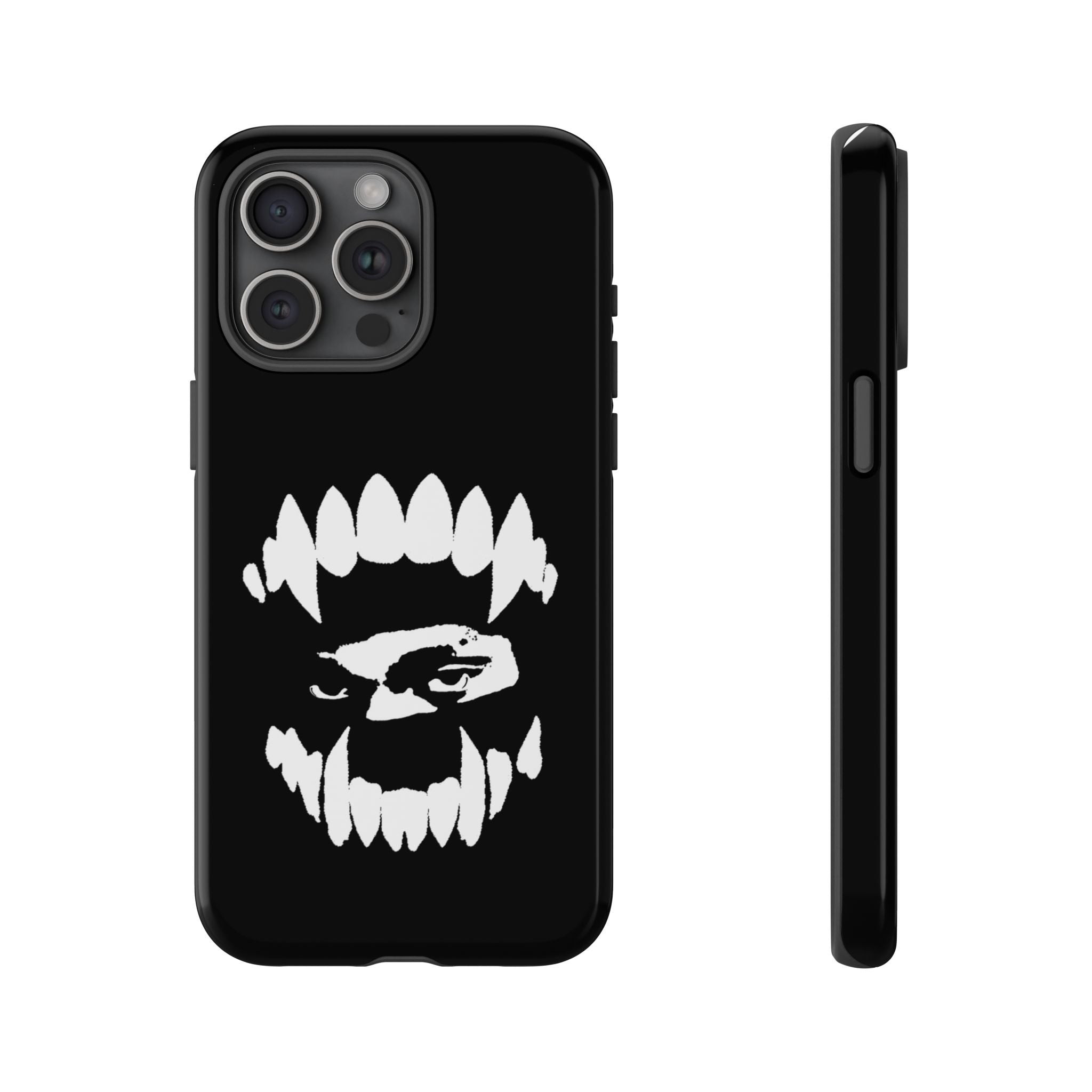 Ripped Skull Phone Case — Black Grunge Monster iPhone Case