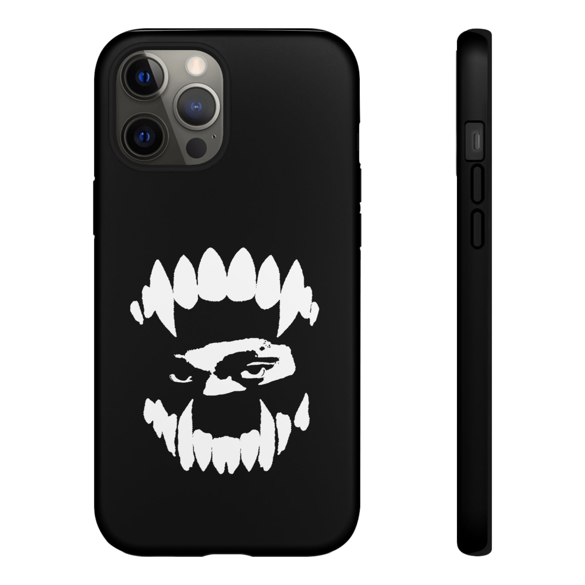 Ripped Skull Phone Case — Black Grunge Monster iPhone Case