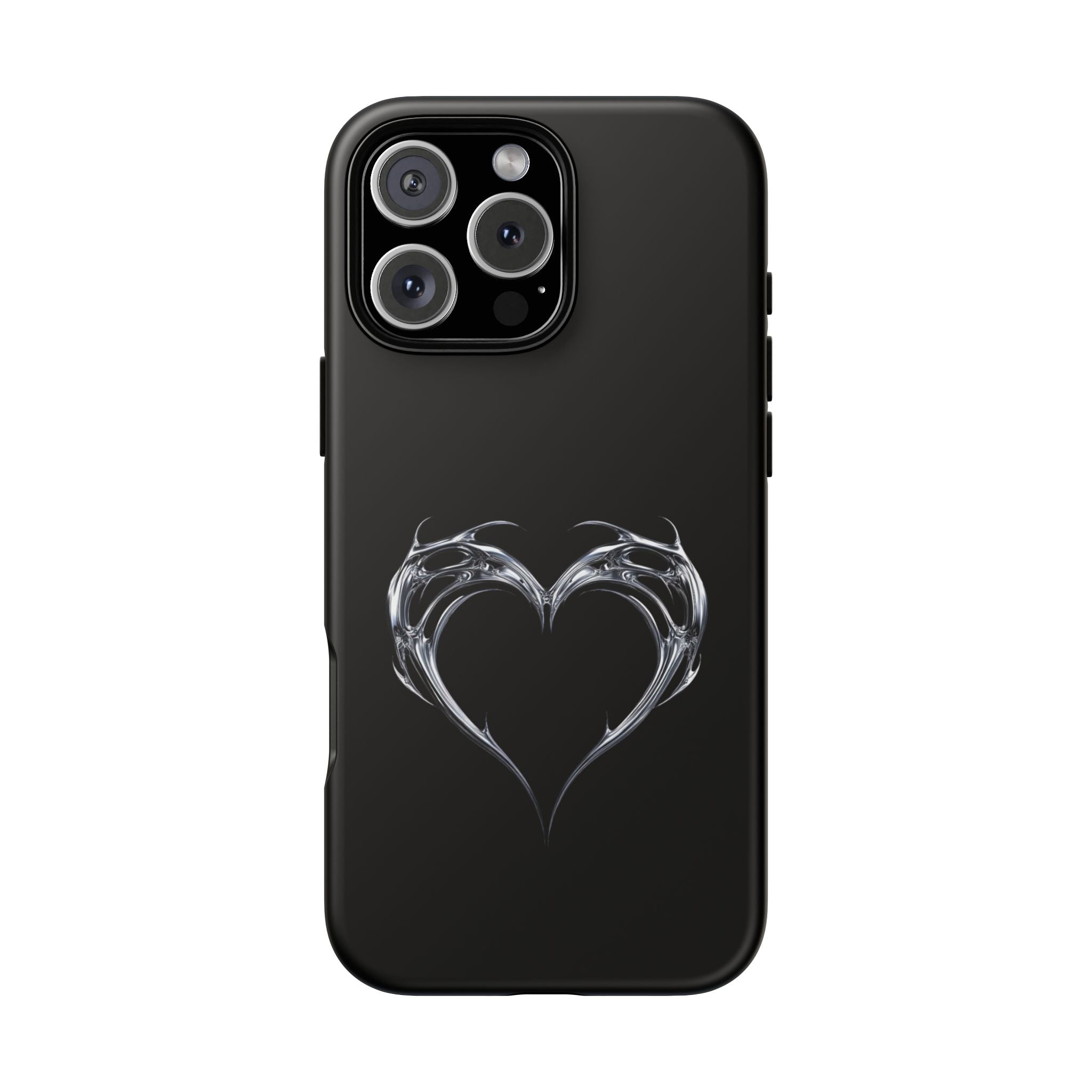 Tough Cases — Black Smoky Heart Phone Case