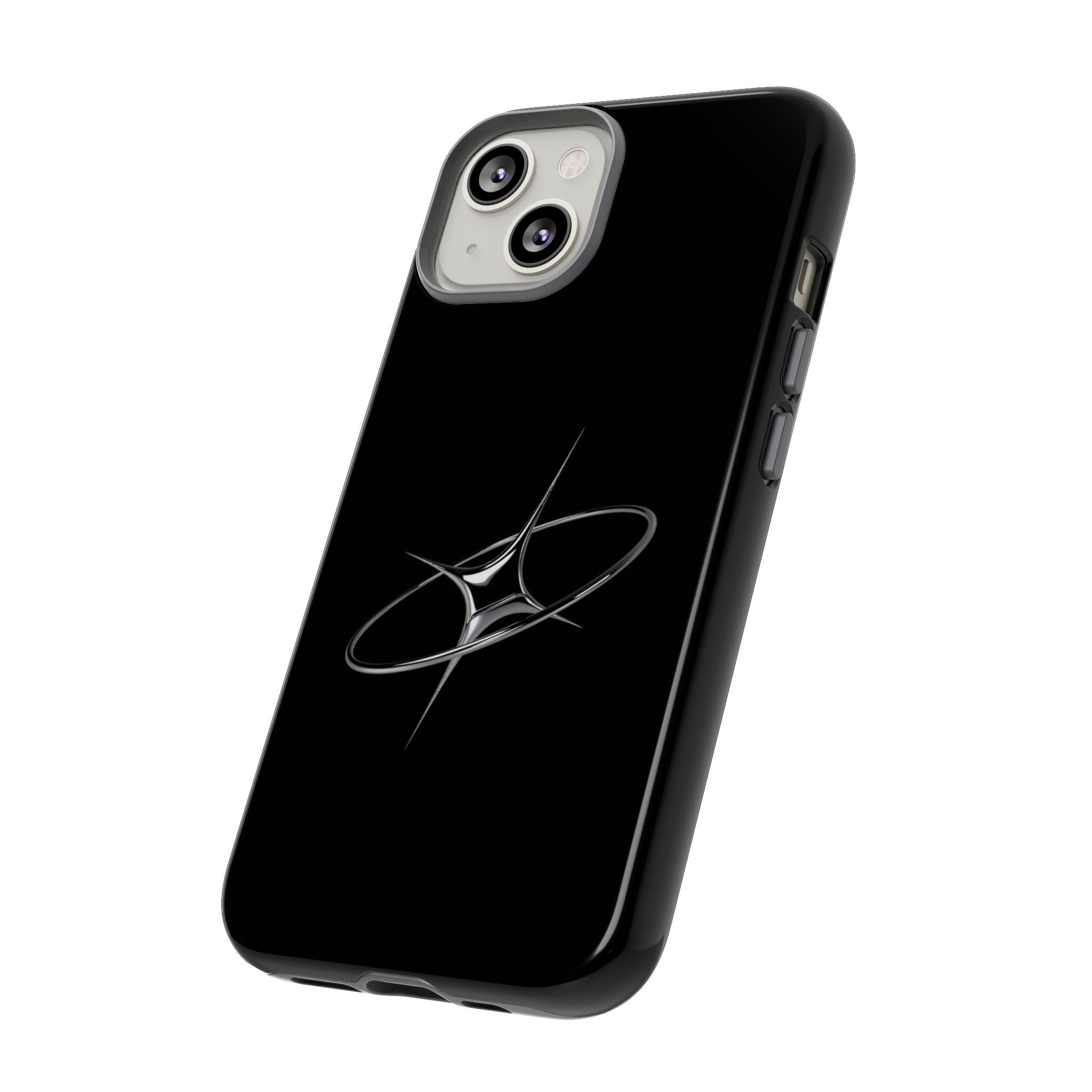 Phone Case — Minimal Silver Starburst Tough Case