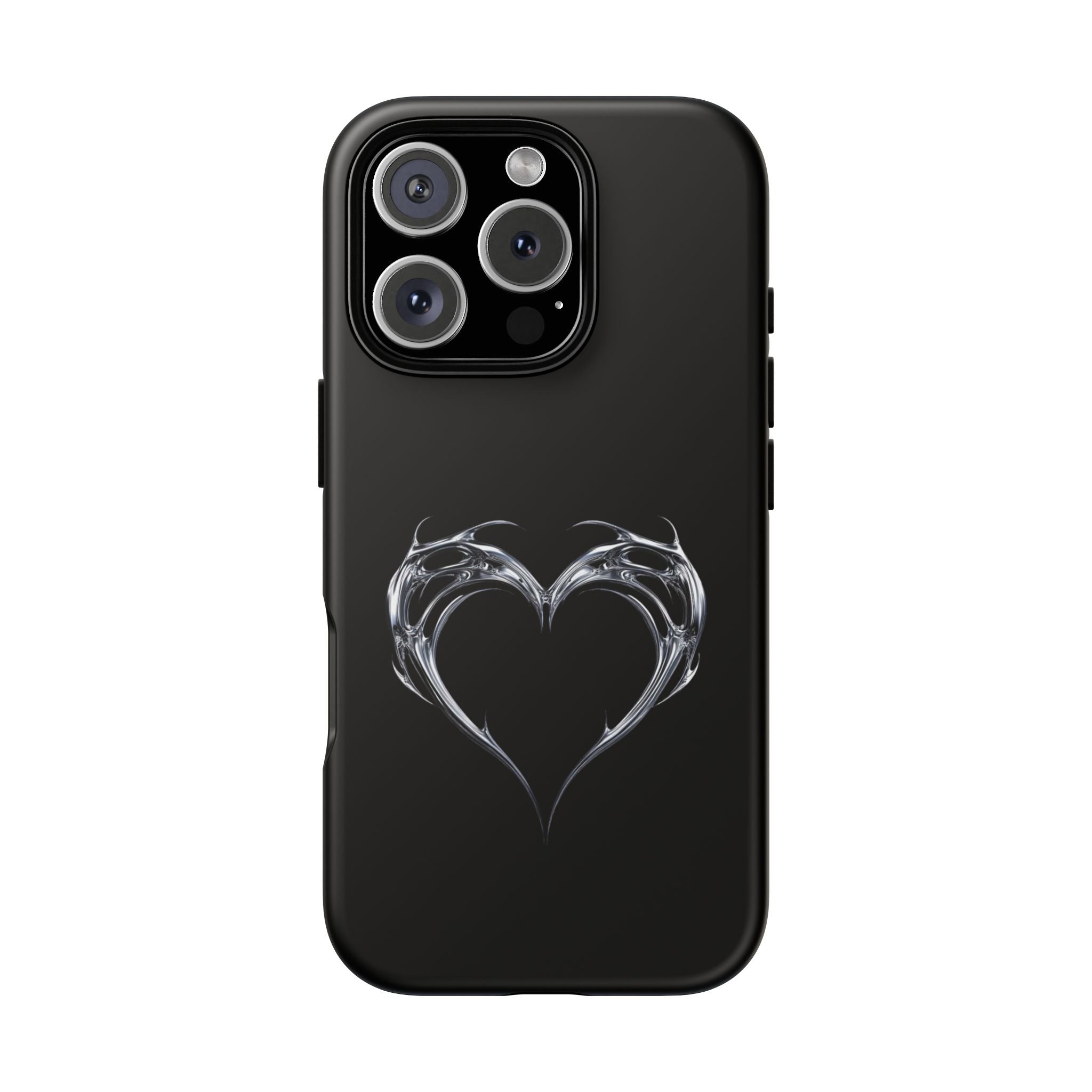 Tough Cases — Black Smoky Heart Phone Case