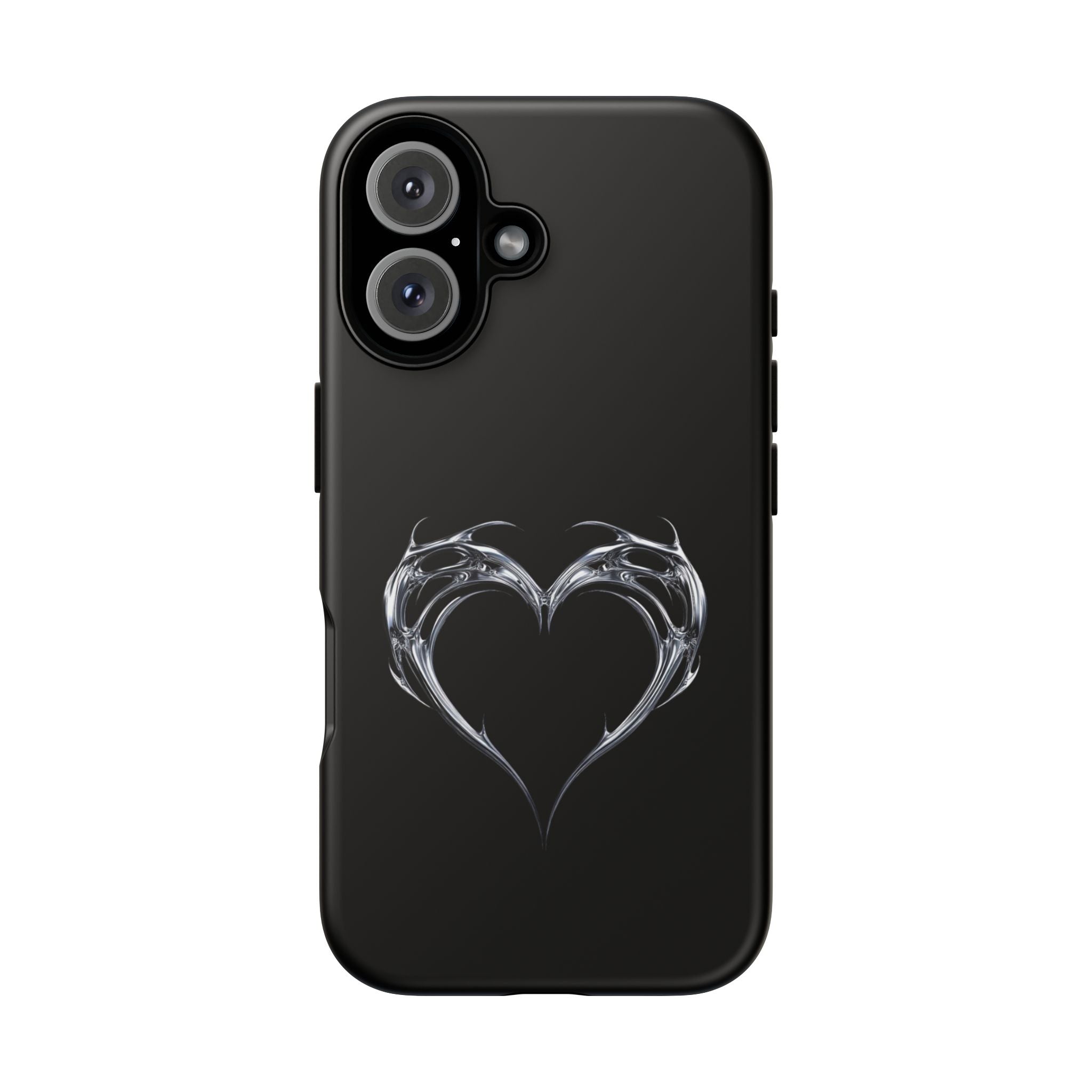 Tough Cases — Black Smoky Heart Phone Case