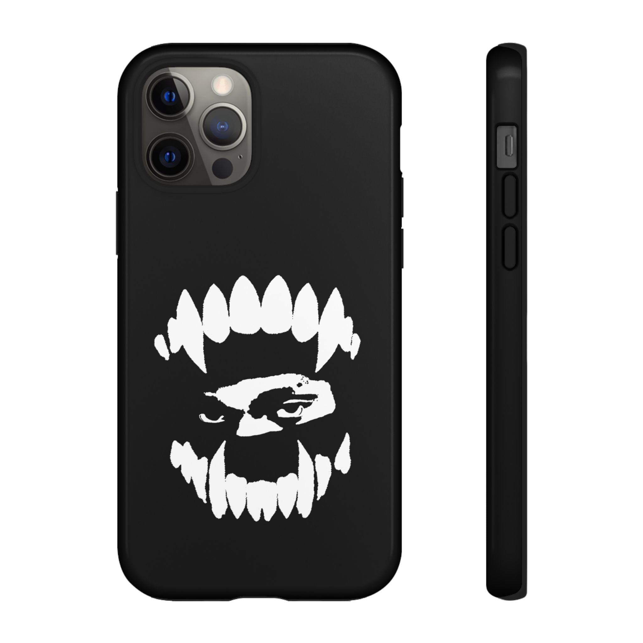Ripped Skull Phone Case — Black Grunge Monster iPhone Case