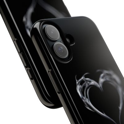 Tough Cases — Black Smoky Heart Phone Case