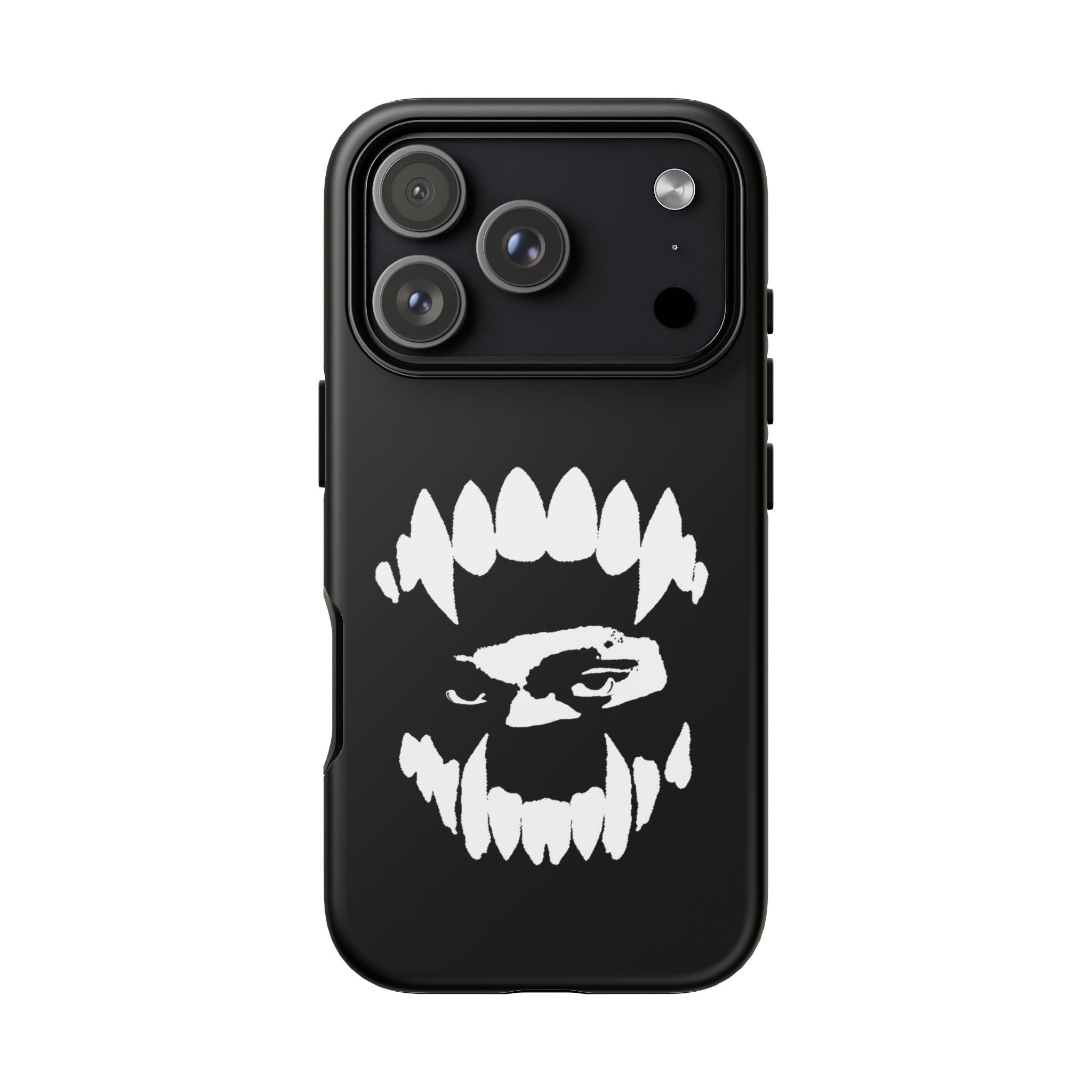 Ripped Skull Phone Case — Black Grunge Monster iPhone Case