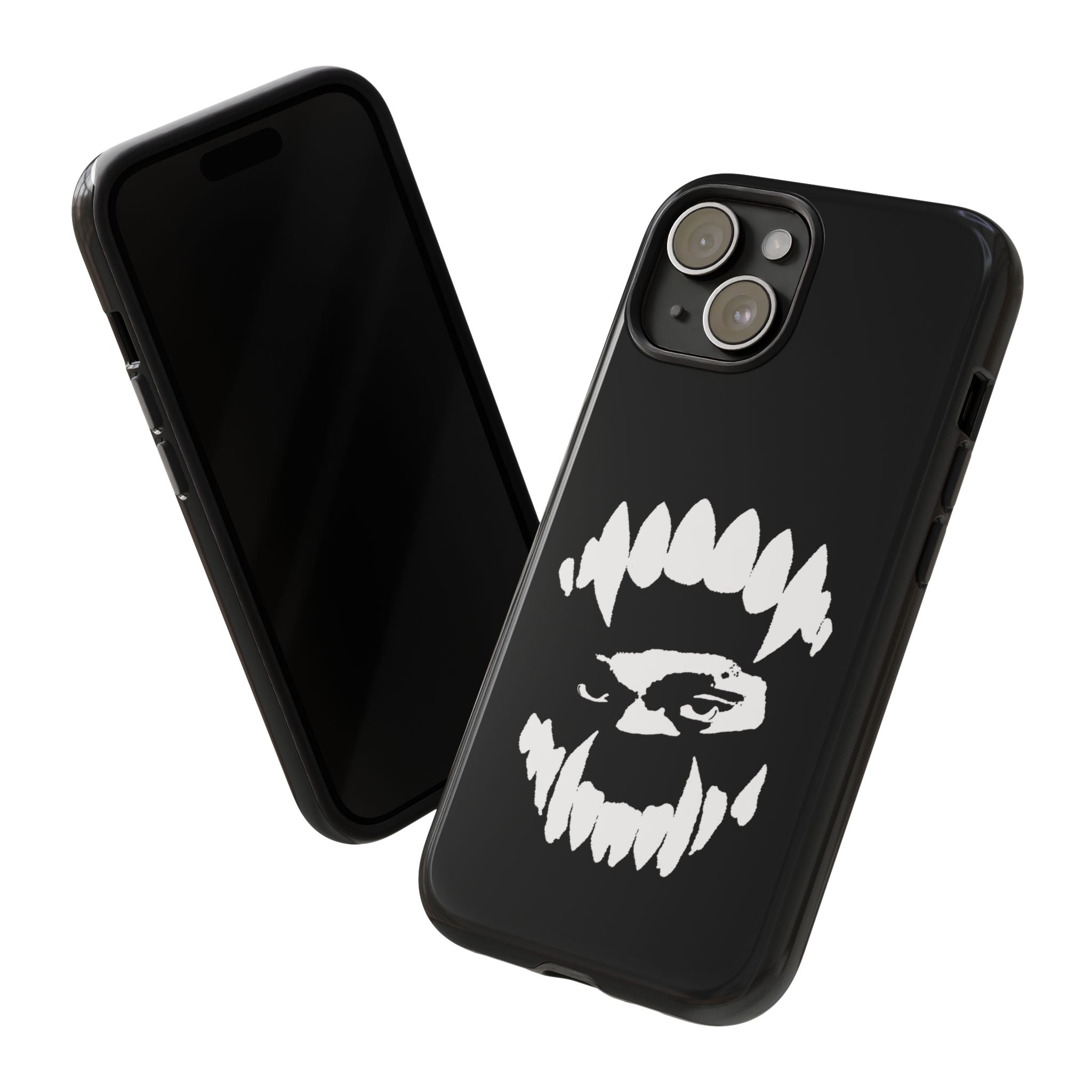 Ripped Skull Phone Case — Black Grunge Monster iPhone Case