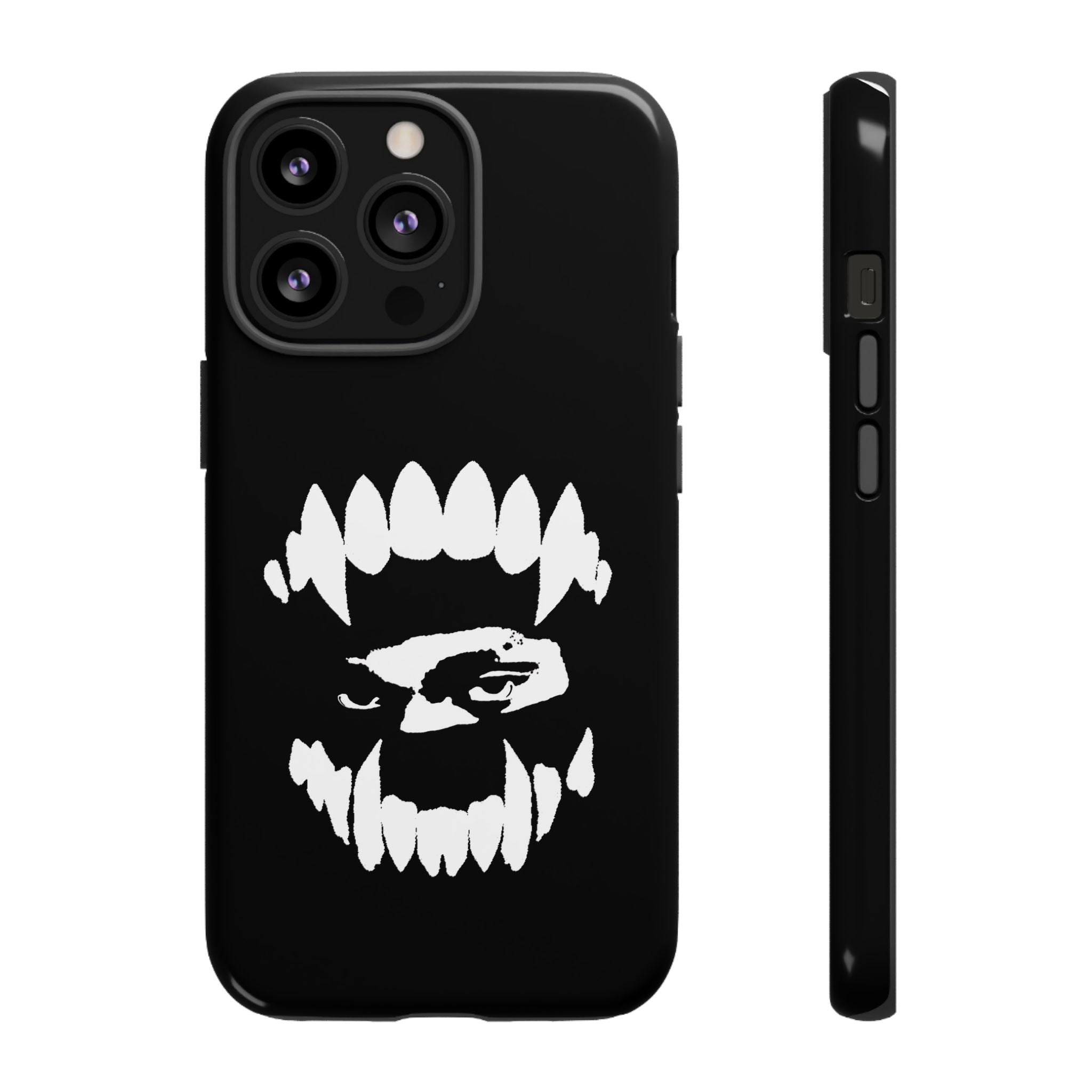 Ripped Skull Phone Case — Black Grunge Monster iPhone Case