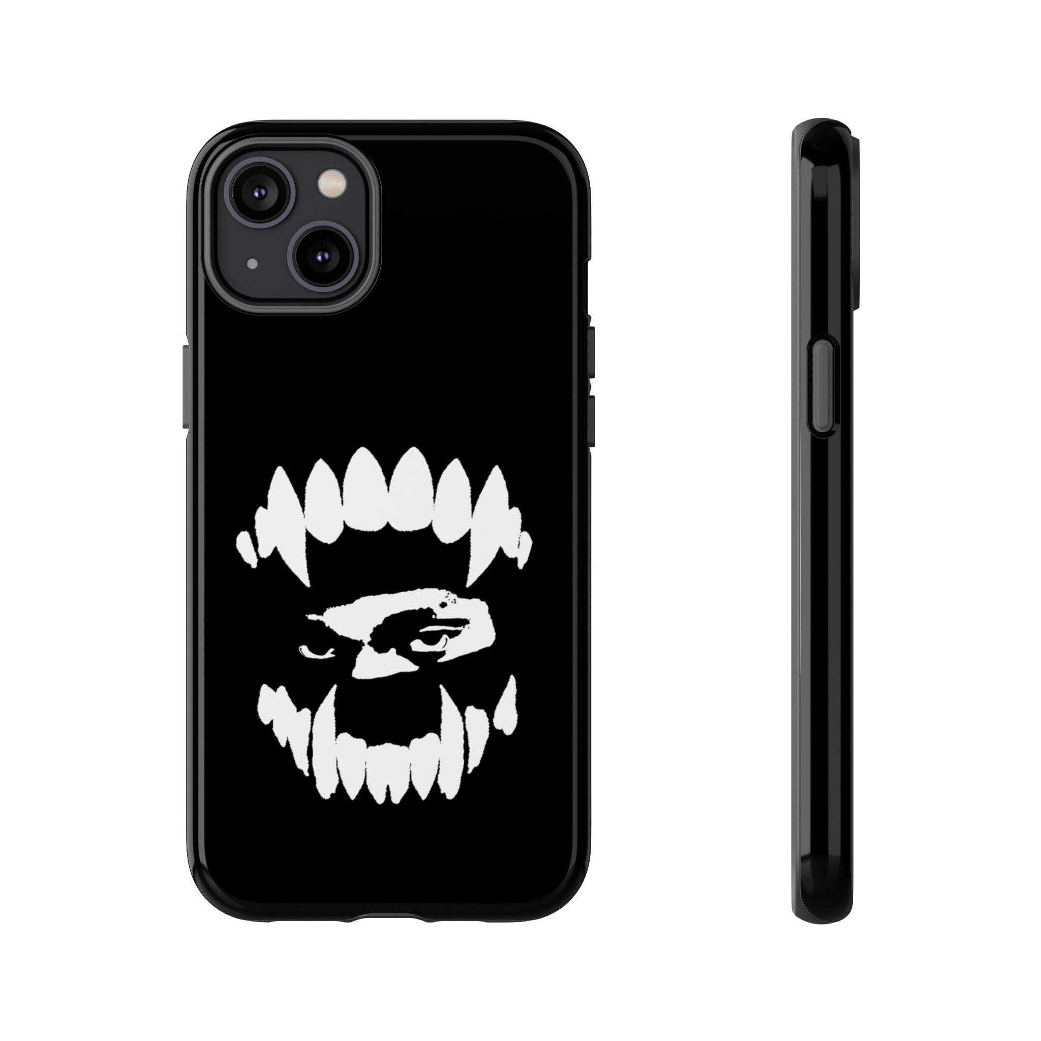 Ripped Skull Phone Case — Black Grunge Monster iPhone Case