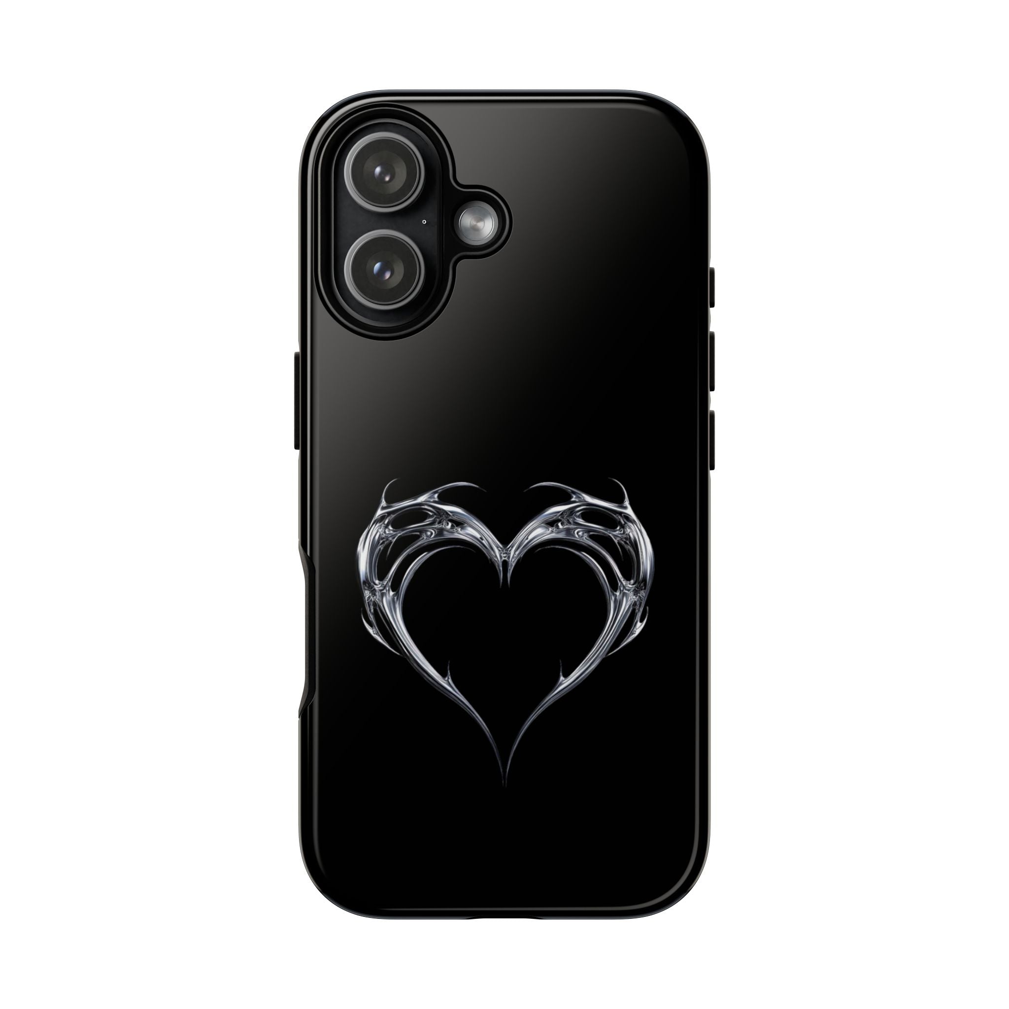 Tough Cases — Black Smoky Heart Phone Case