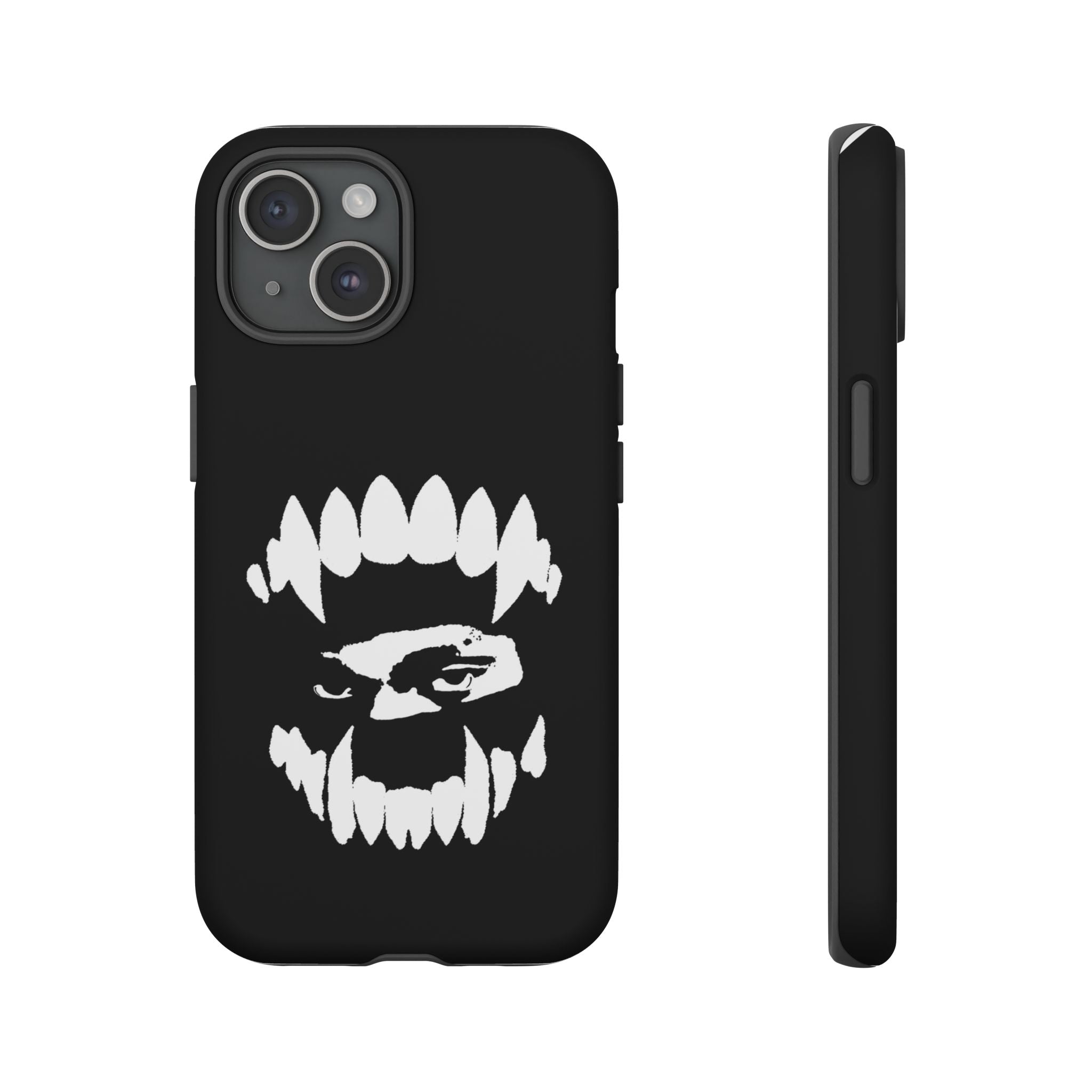 Ripped Skull Phone Case — Black Grunge Monster iPhone Case