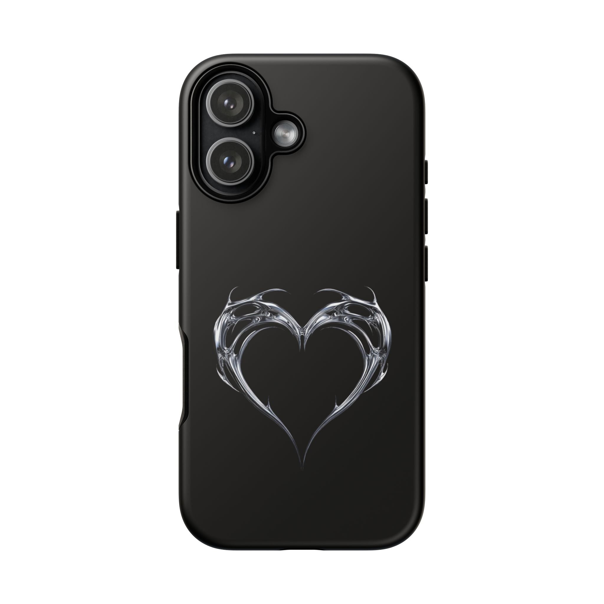 Tough Cases — Black Smoky Heart Phone Case