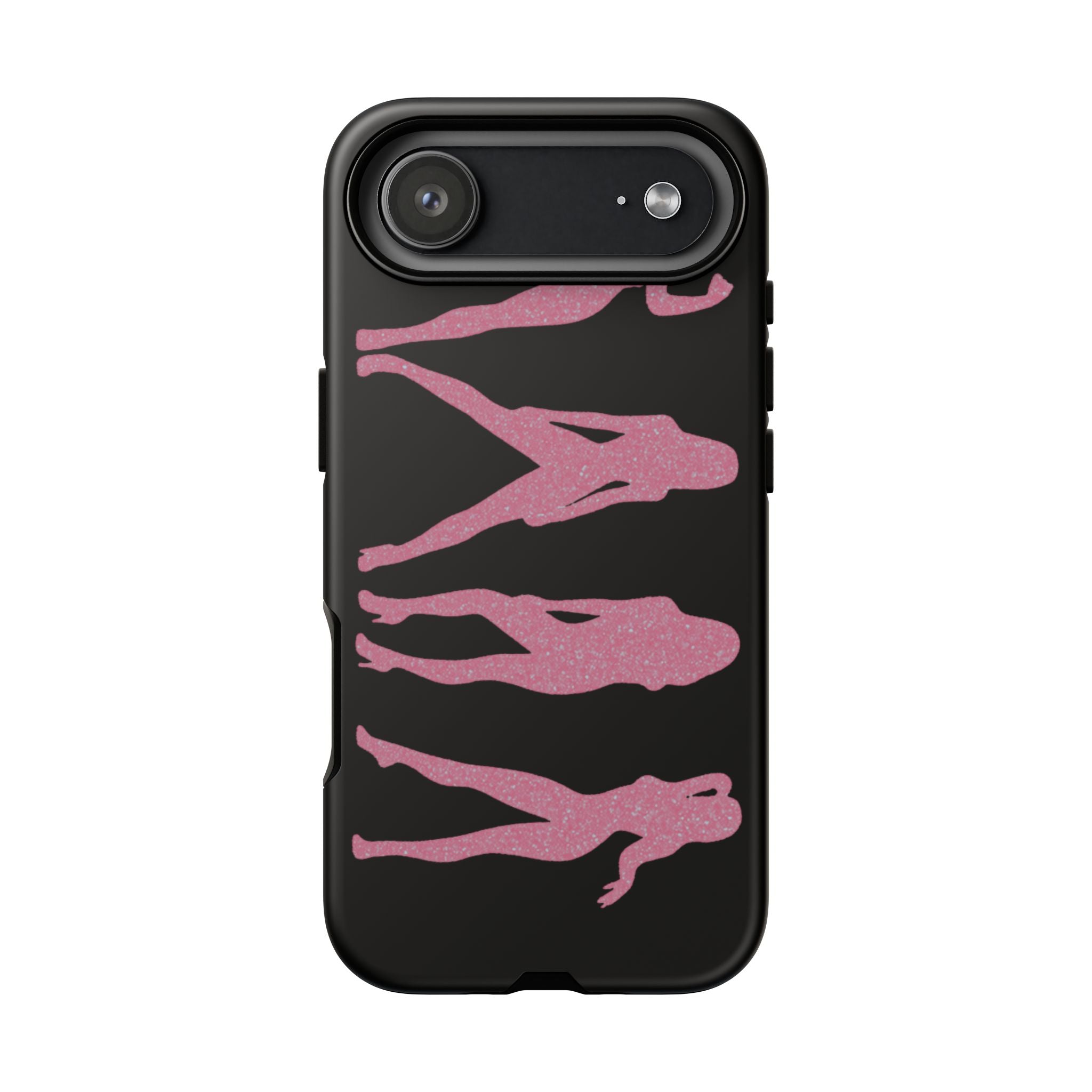 Pink Silhouette Girls Phone Case – Tough Cases Protective iPhone Cover