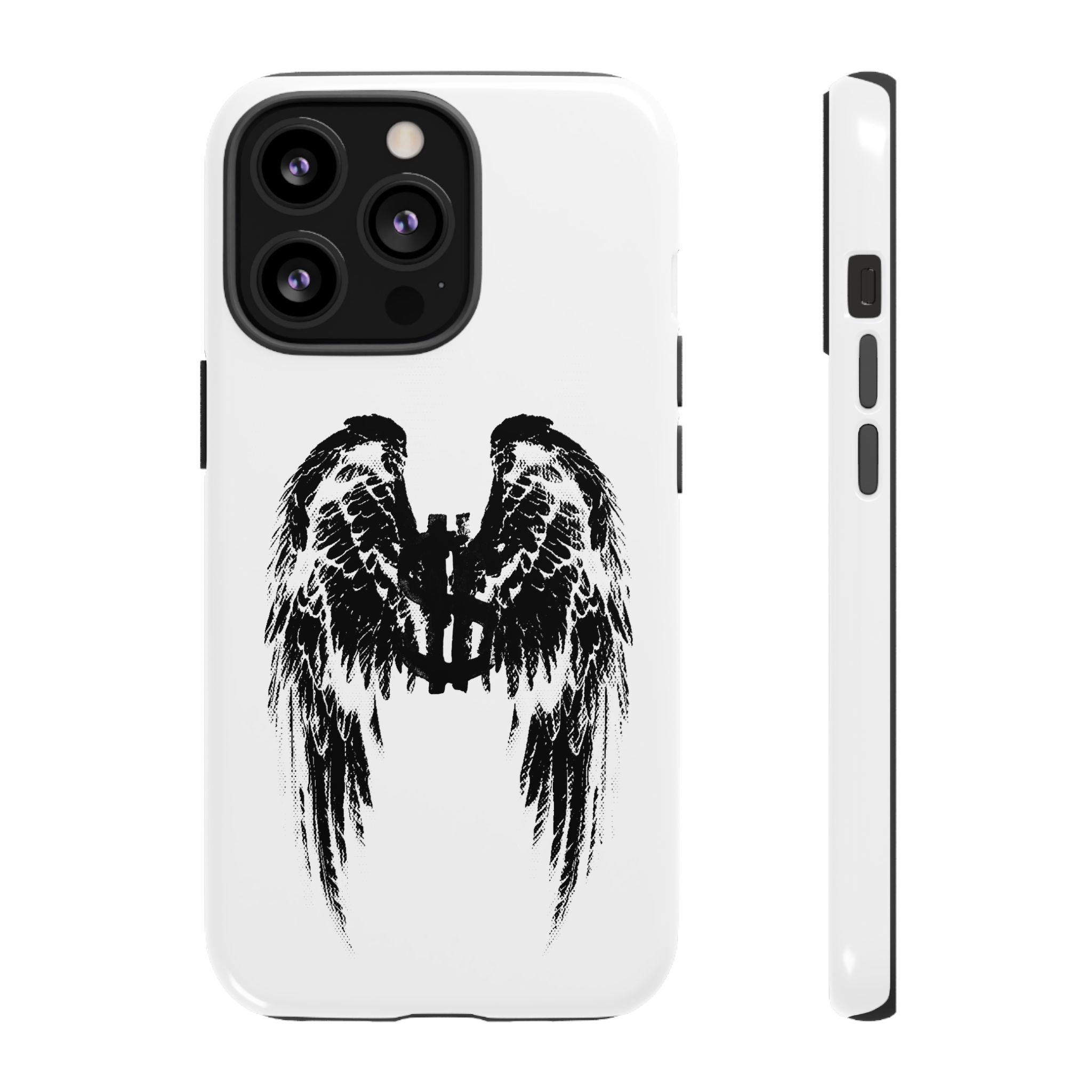 Phone Case — Grunge Angel Wings Tough Case
